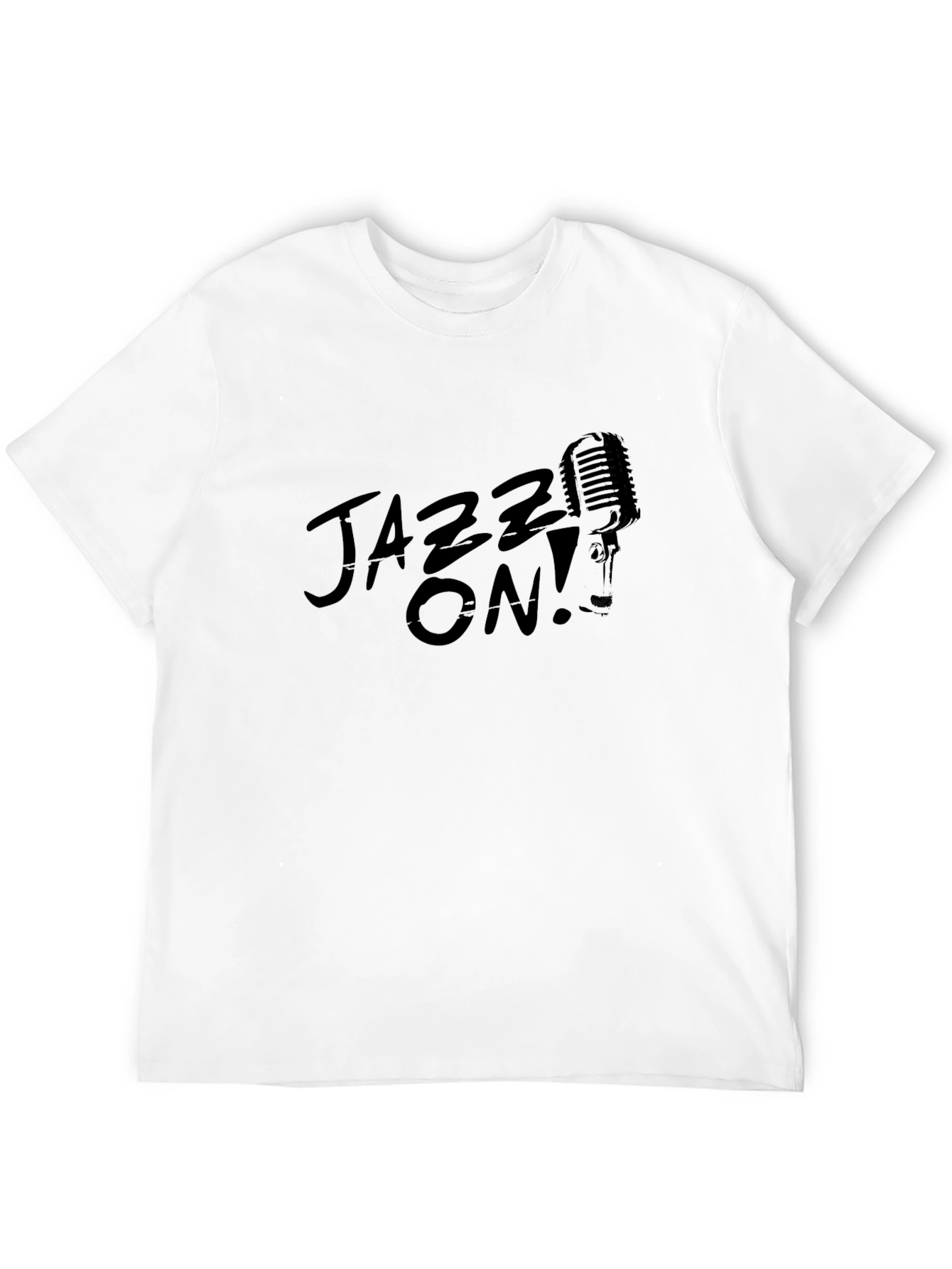 Black Jazz On! Black Graphic Print T-Shirt view 12