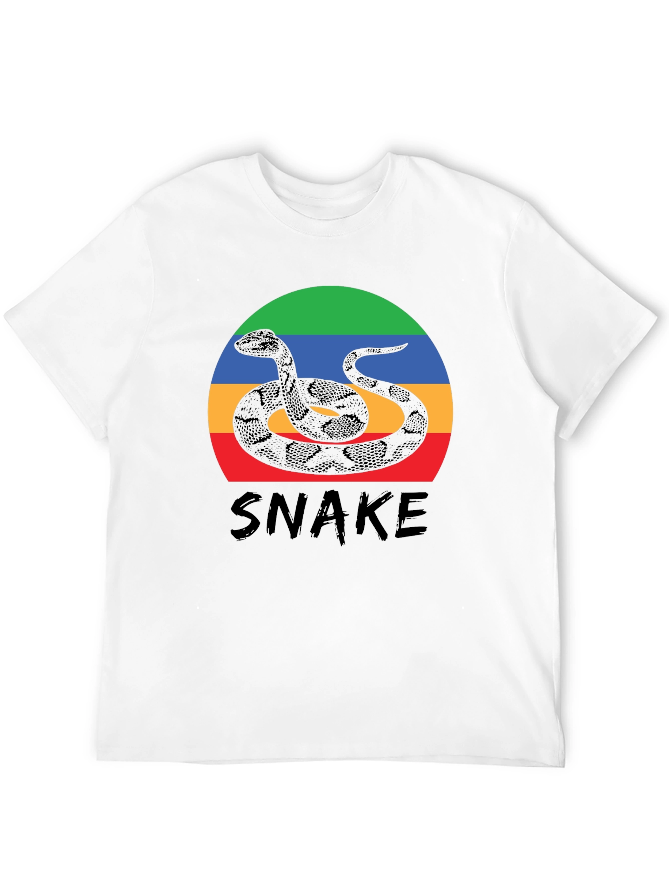 Black Snake Graphic Tee - Retro Style view 12