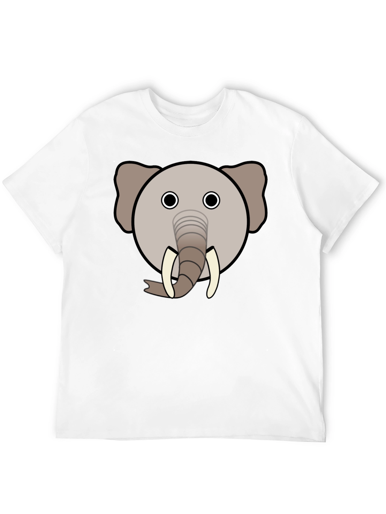 Black Elephant Graphic Tee - Black Cotton Blend view 12