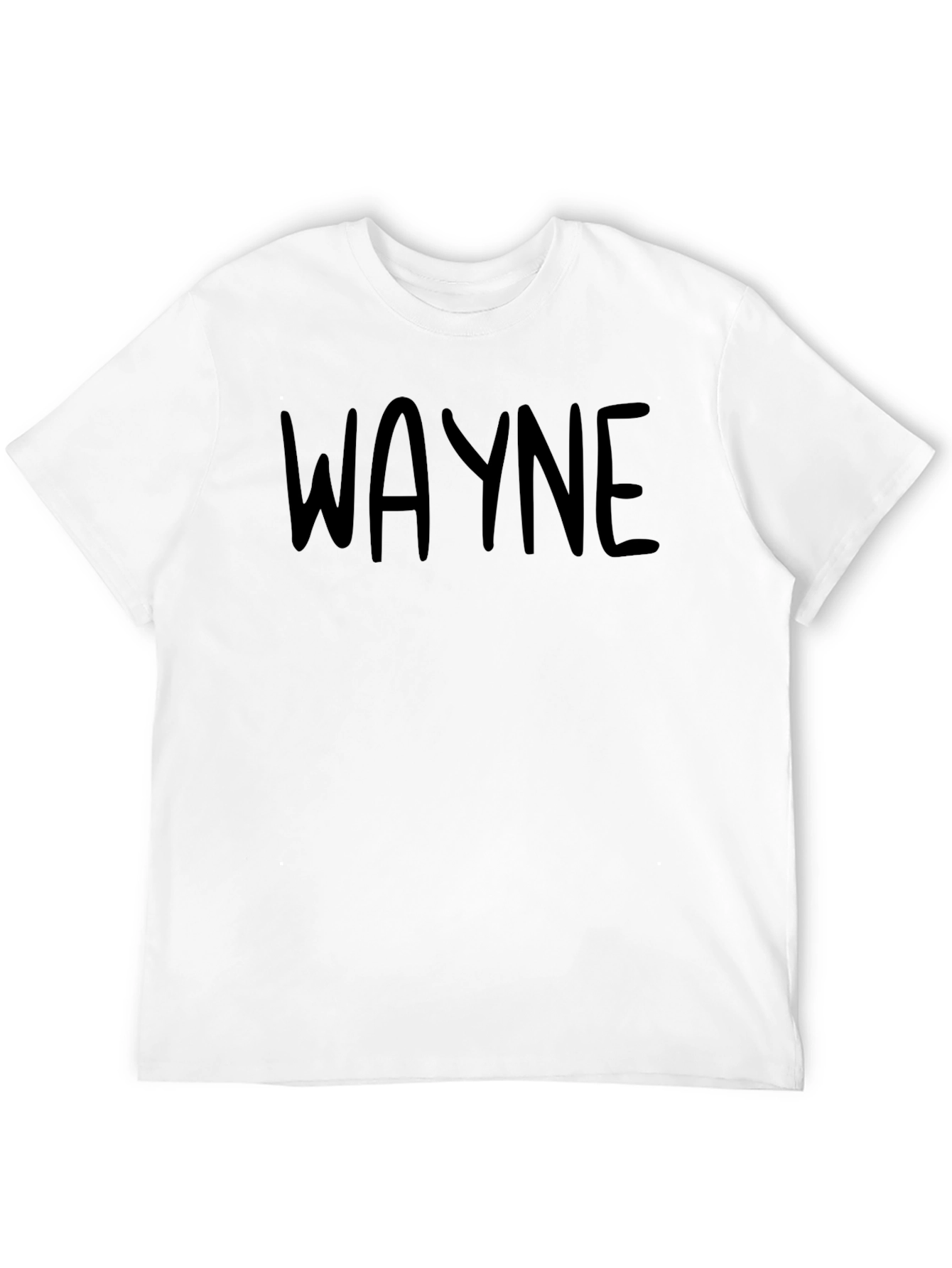 Black Wayne Graphic Tee - Classic Style view 12
