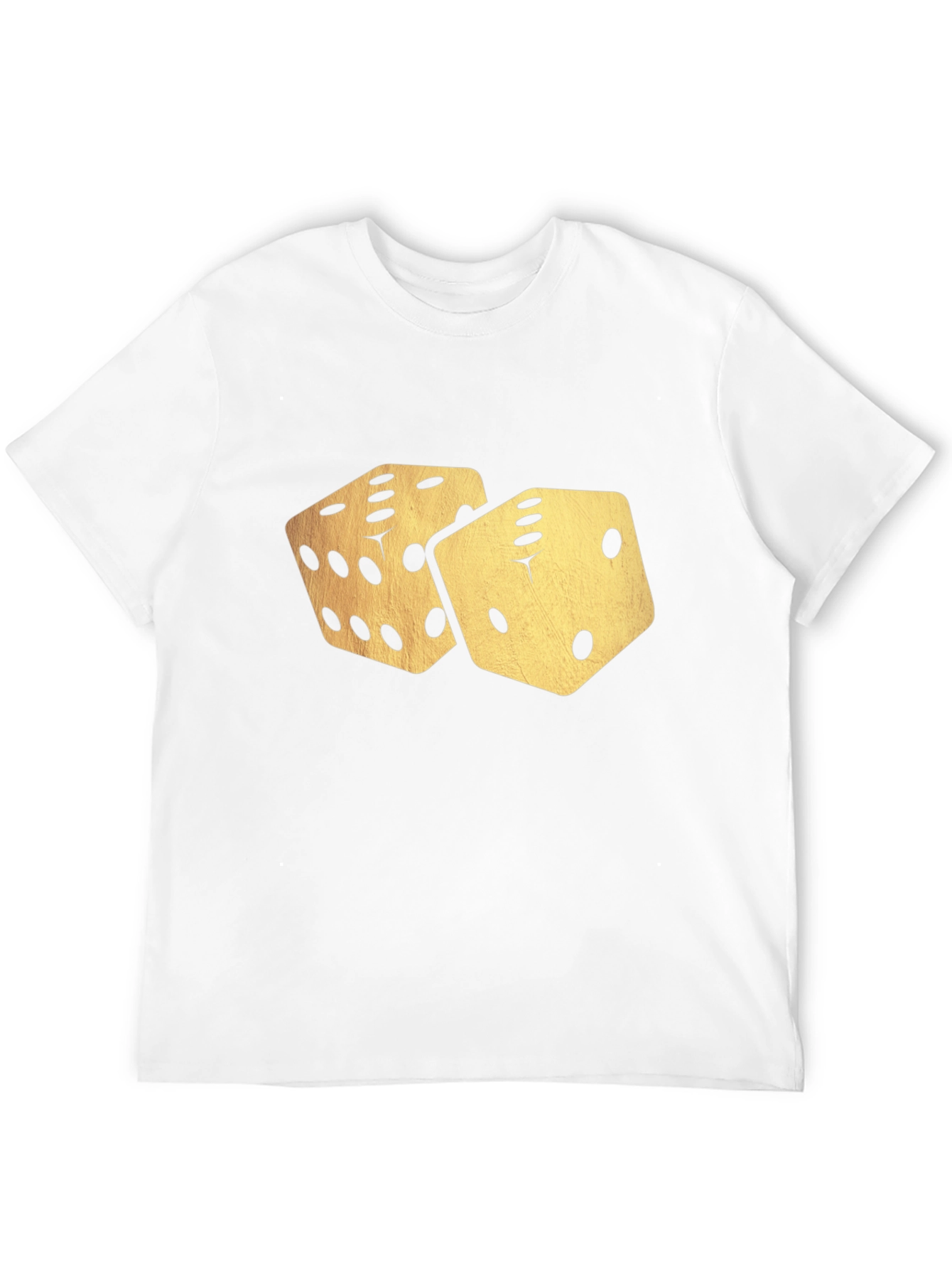 Black Dice Graphic T-Shirt - Lucky Roll Design view 12