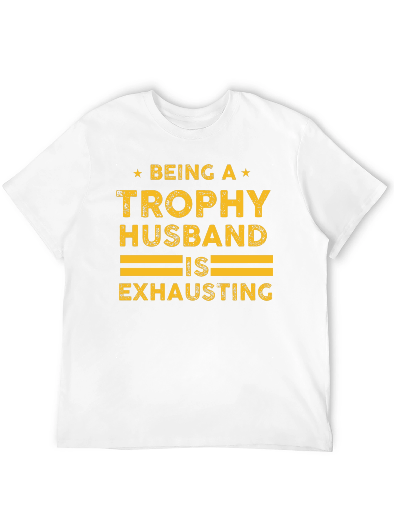 Black Trophy Husband Graphic Tee - Fun Novelty Shirt view 12