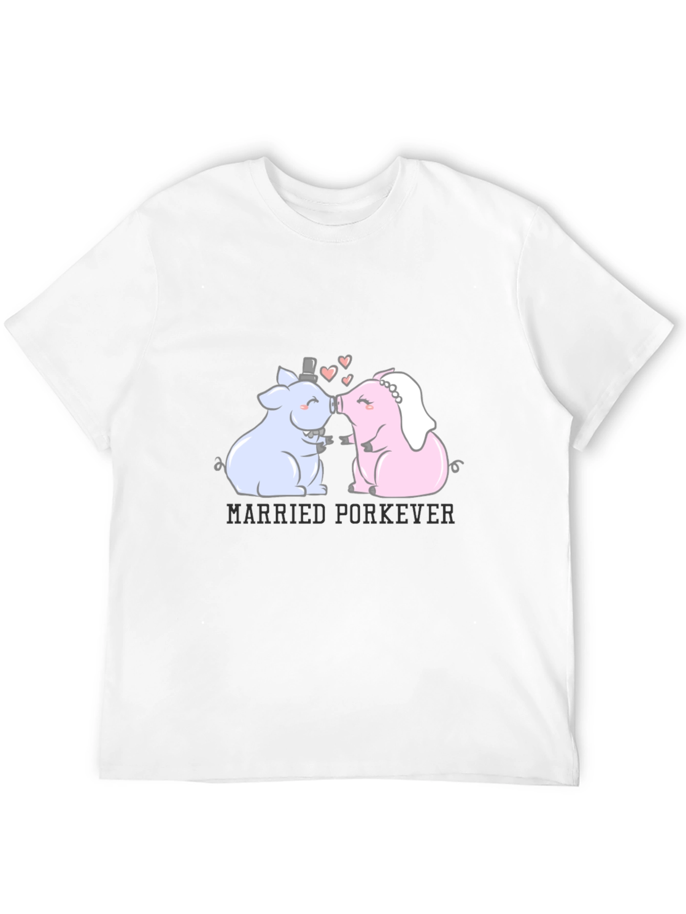 Black Married Porkever T-Shirt view 12