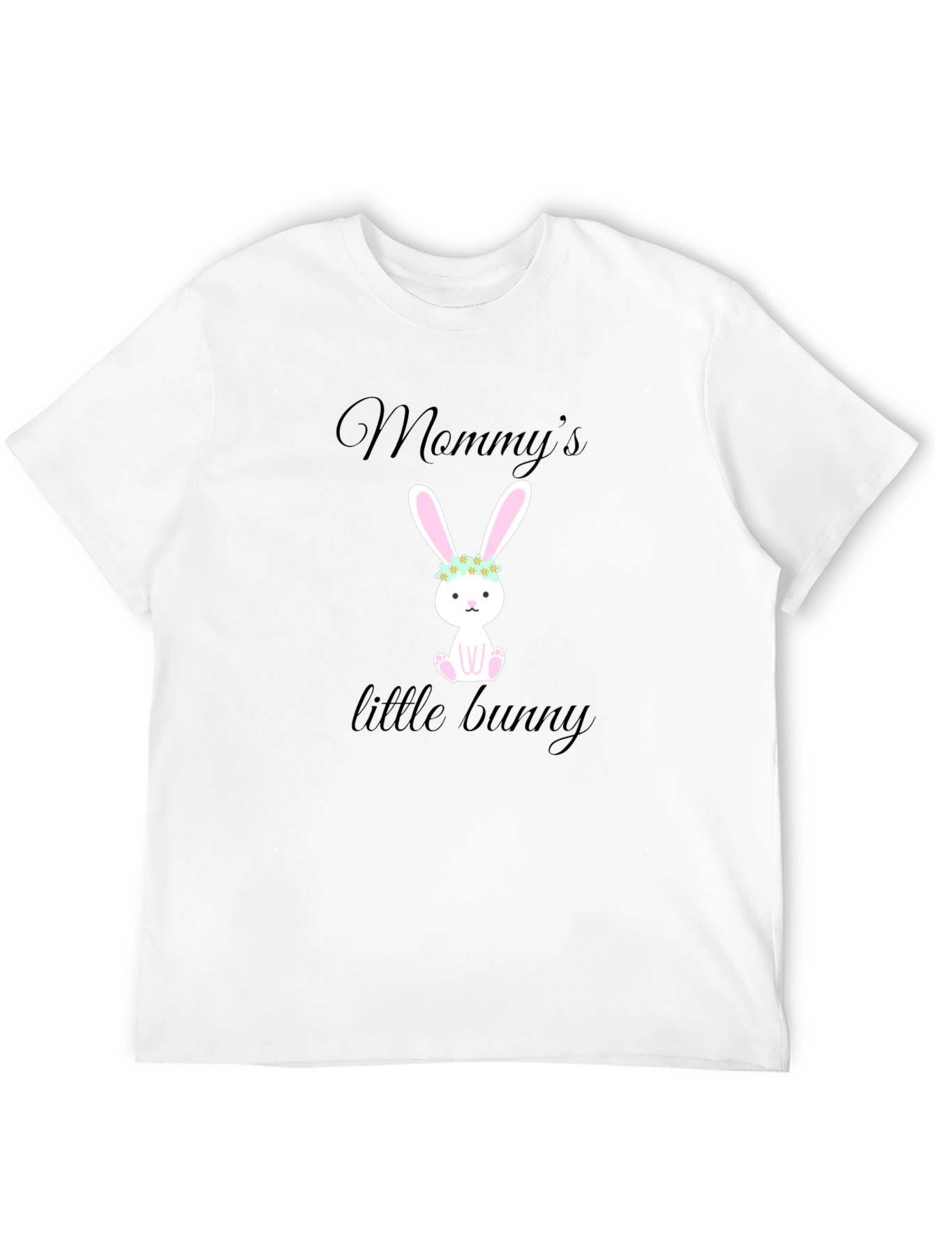 Black Mommy's Little Bunny T-Shirt view 12