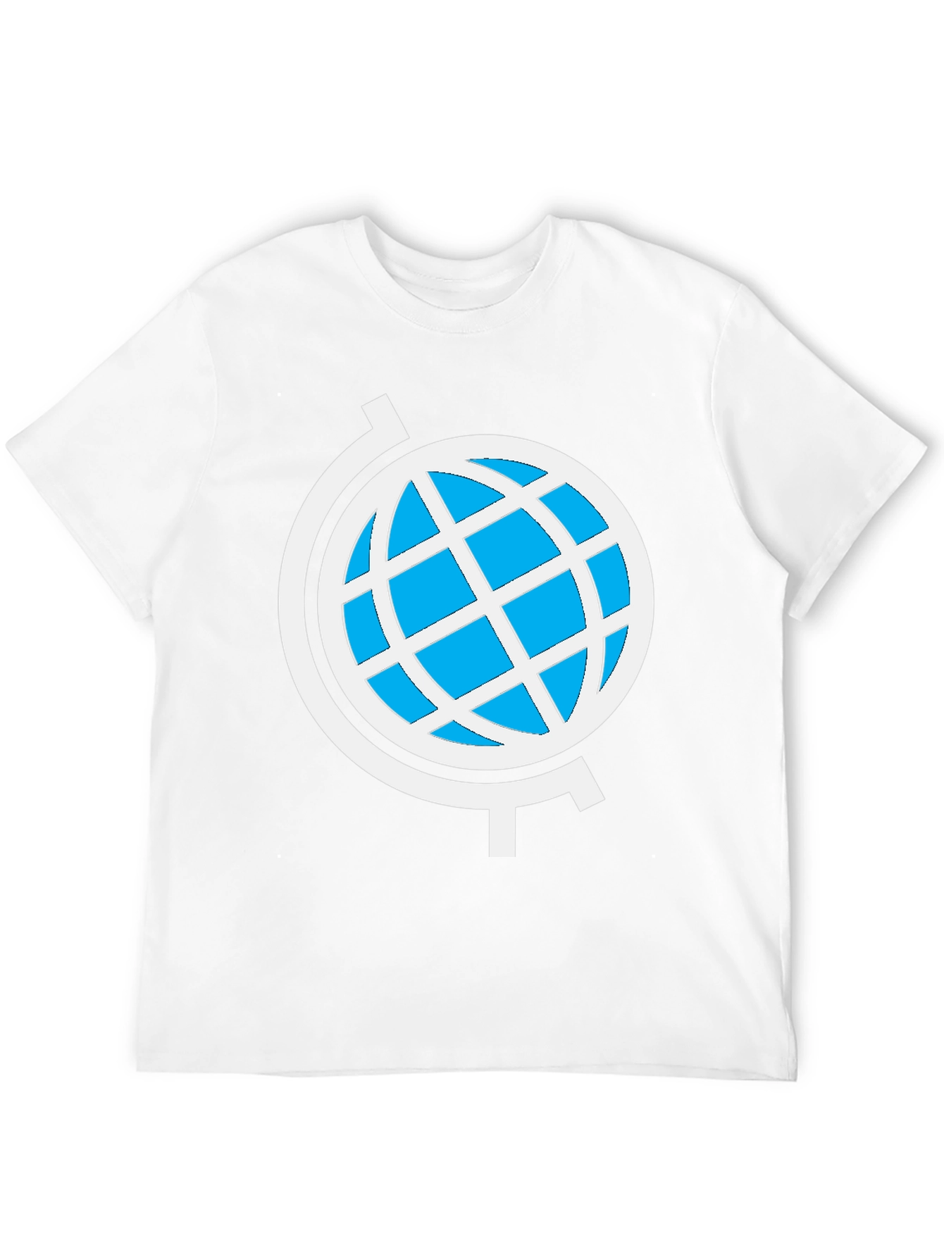 Black Globe Graphic Black T-Shirt - Stylish World Design view 12