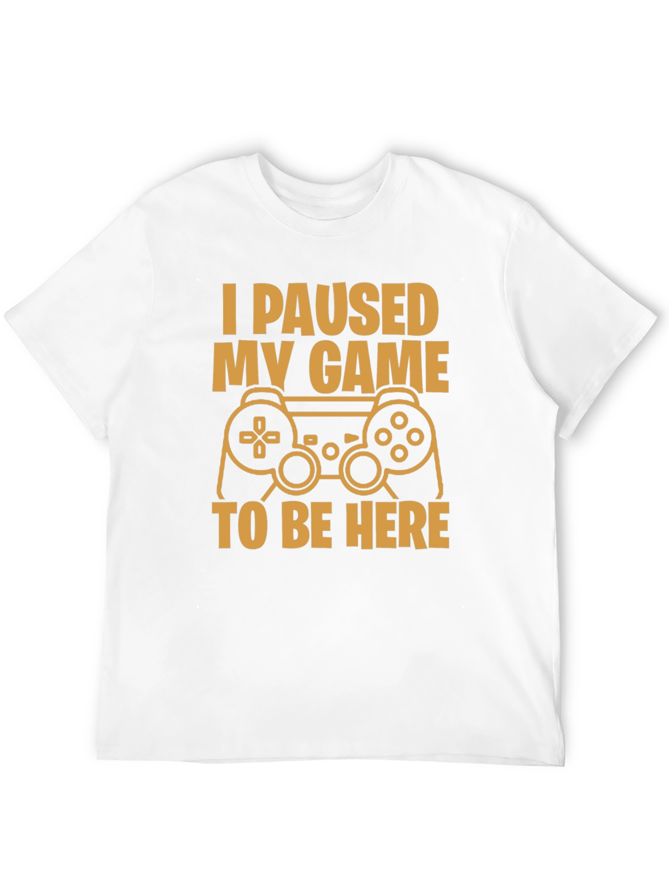 Black I Paused My Game Funny Gamer T-Shirt view 12