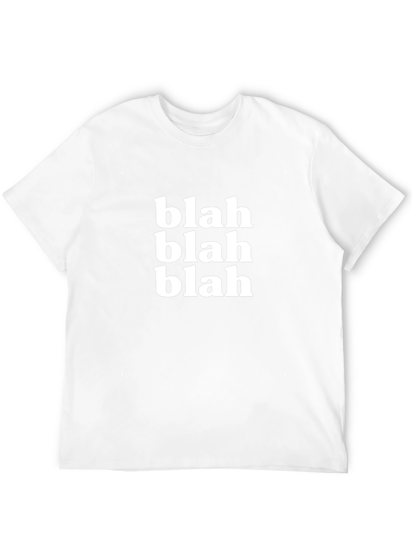 Black Blah Blah Blah Graphic T-Shirt - Black view 12
