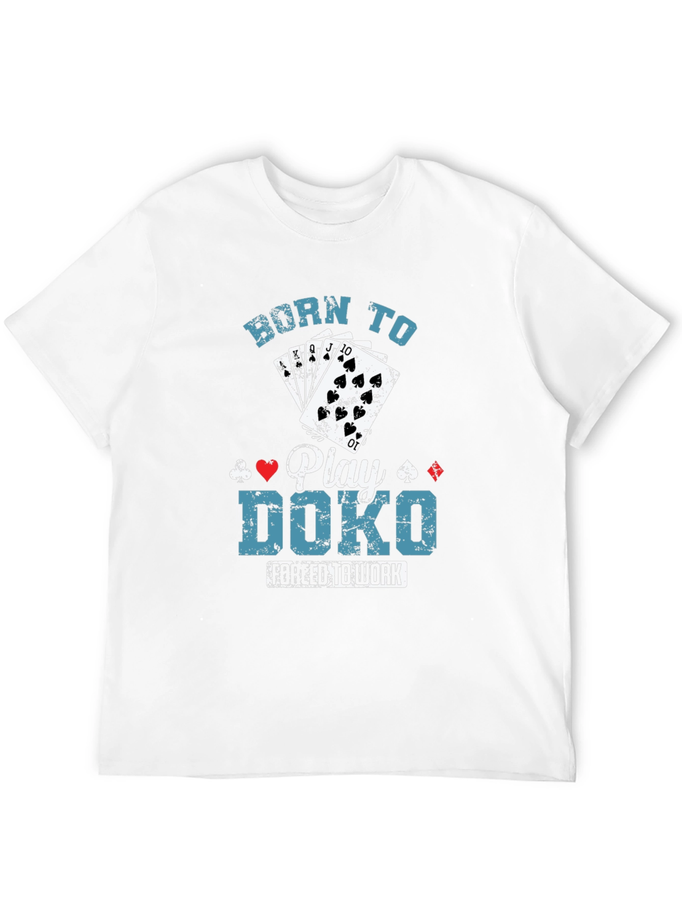 Black Born to Play Doko T-Shirt view 12