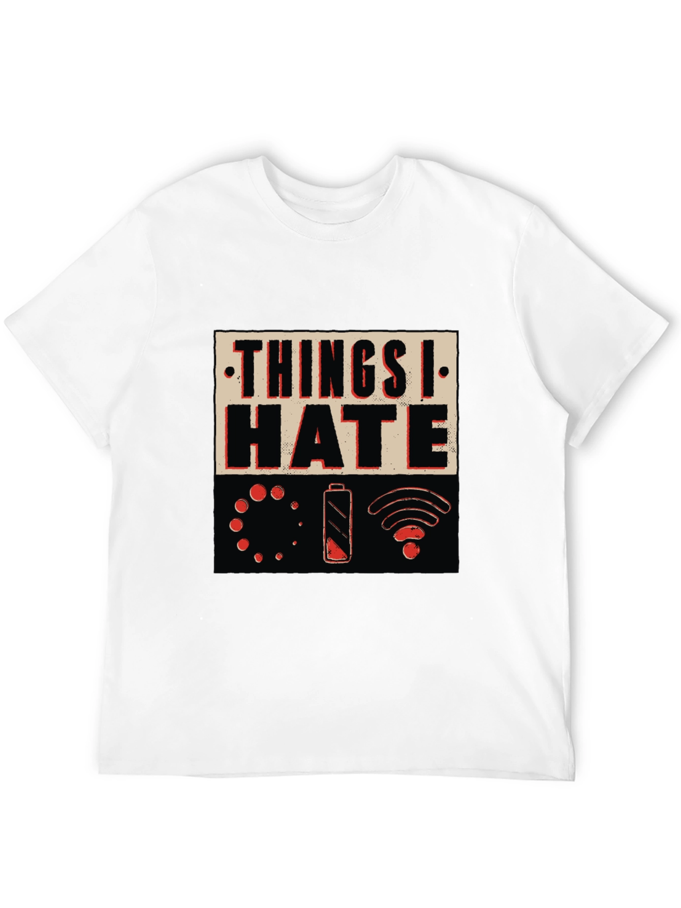 Black Things I Hate T-Shirt - Humorous Graphic Tee view 12