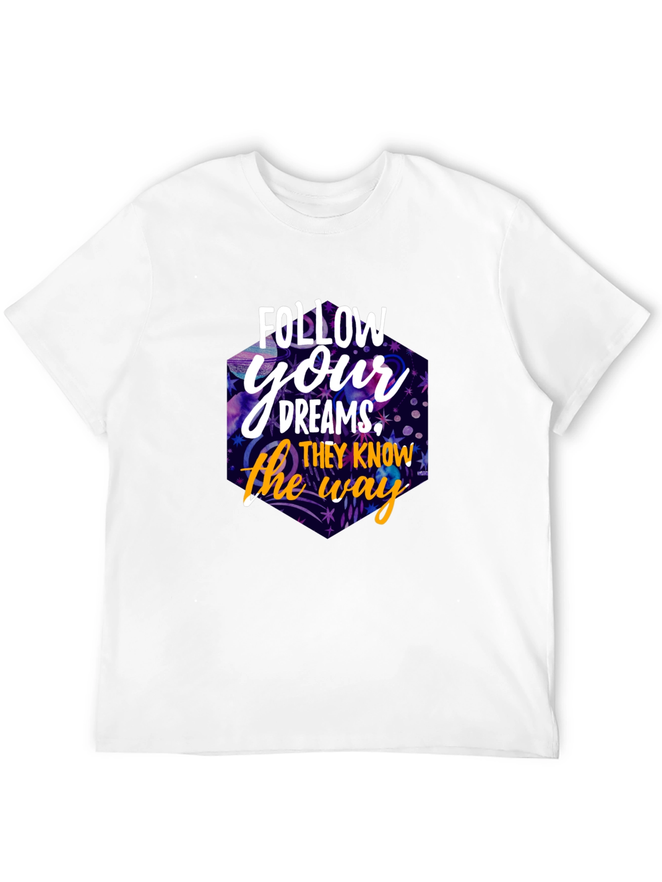 Black Follow Your Dreams Graphic T-Shirt view 12