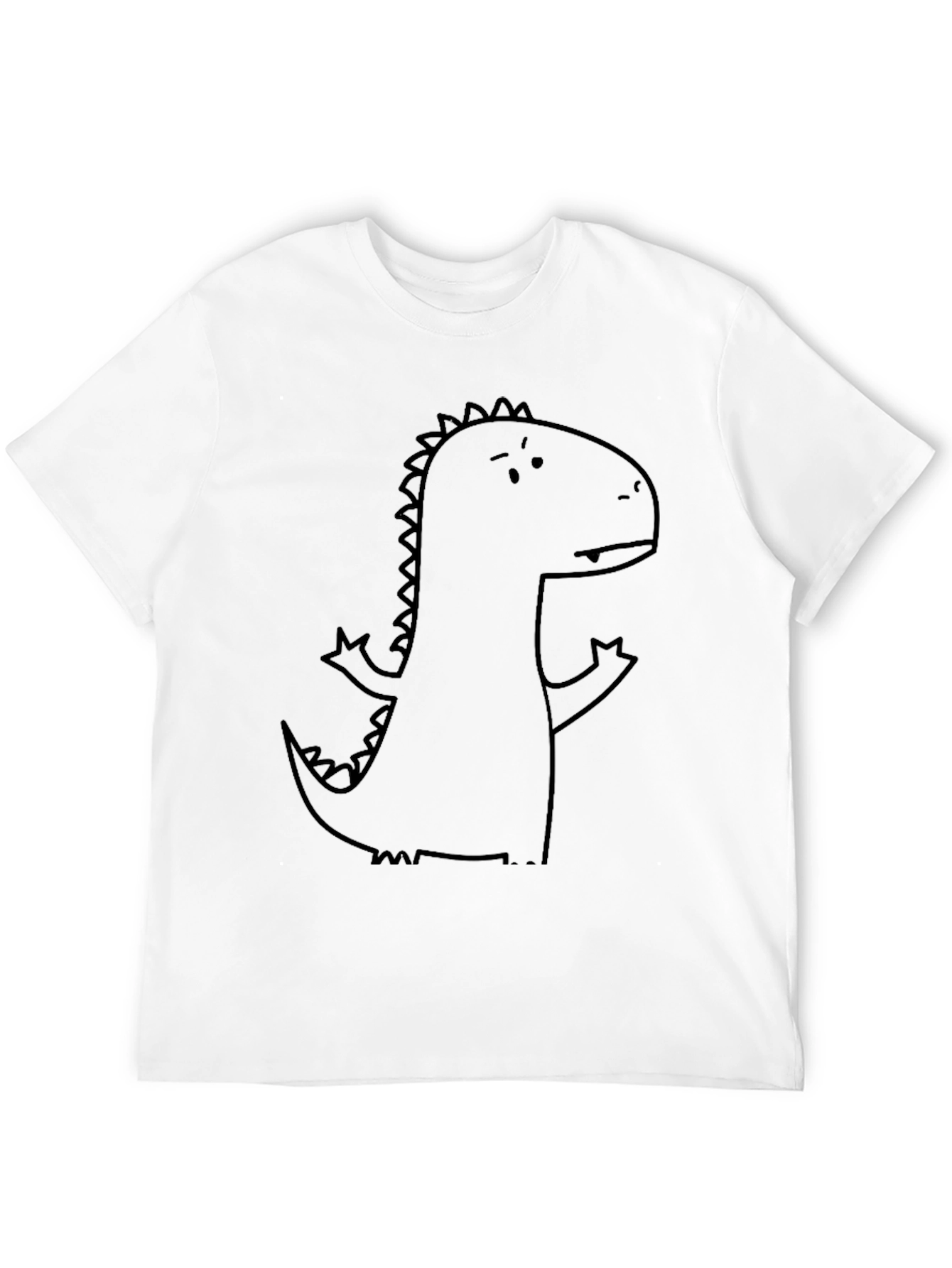 Black Dinosaur Graphic Black T-Shirt view 12
