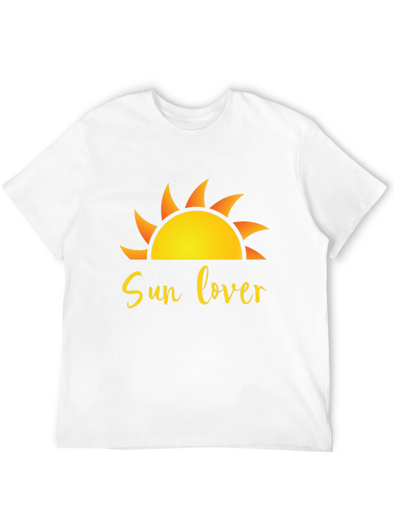 Black Sun Lover Graphic Black T-Shirt view 12