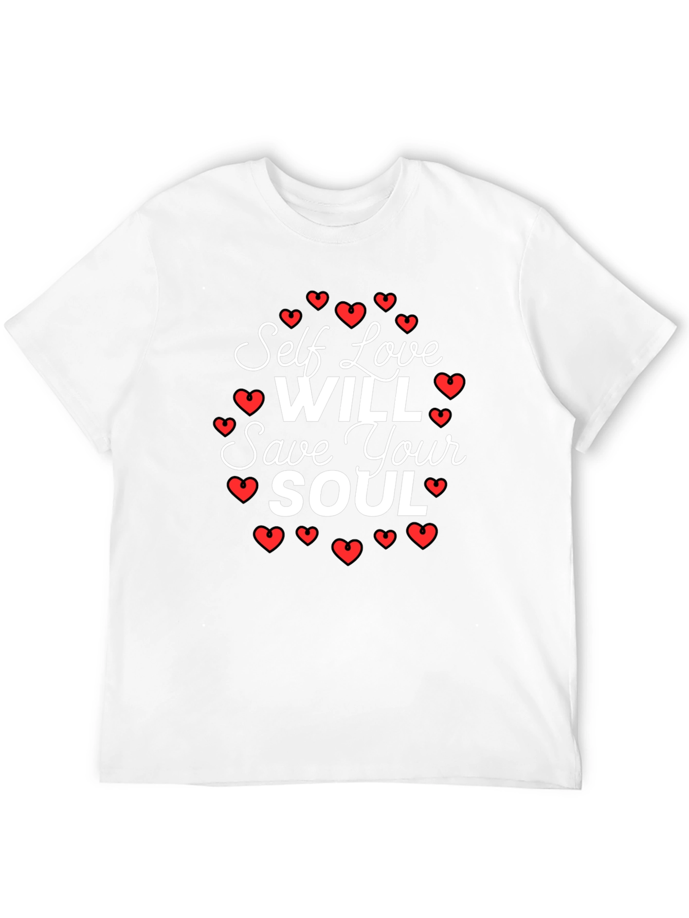 Black Self Love Will Save Your Soul T-Shirt view 12
