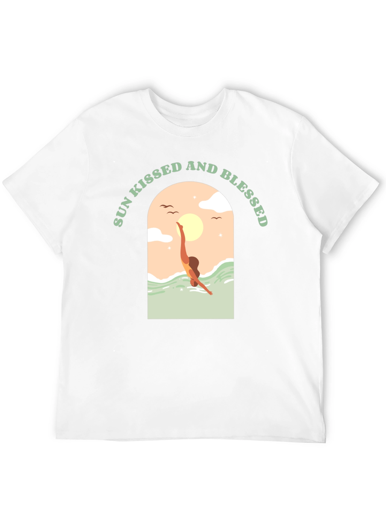 Black Sun Kissed & Blessed Black T-Shirt view 12