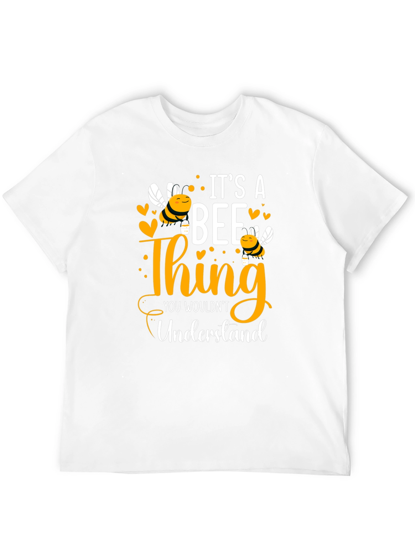 Black It's a Bee Thing T-Shirt - Unisex Cotton Tee view 12