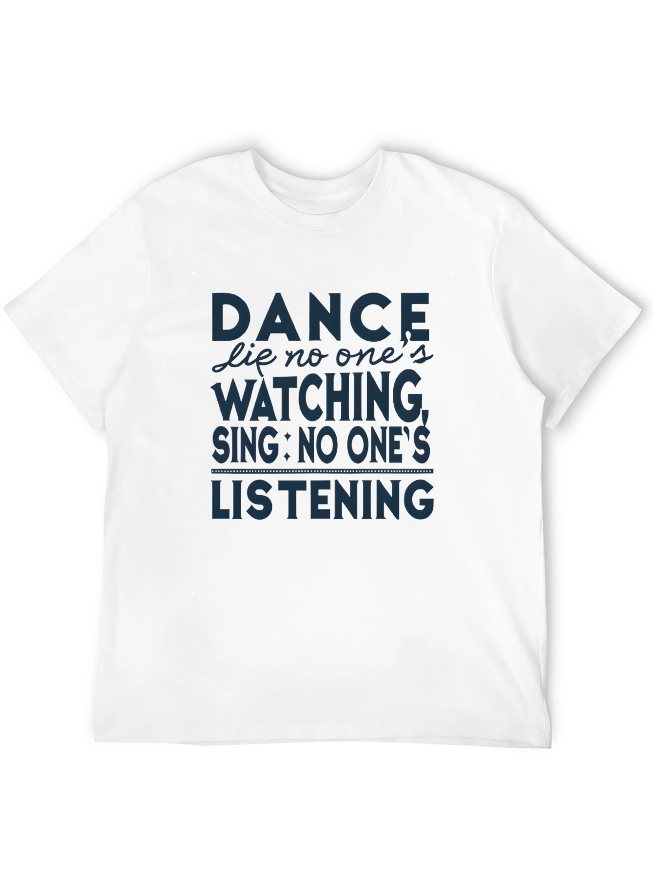 Black Dance Like No One's Watching Graphic T-Shirt view 12