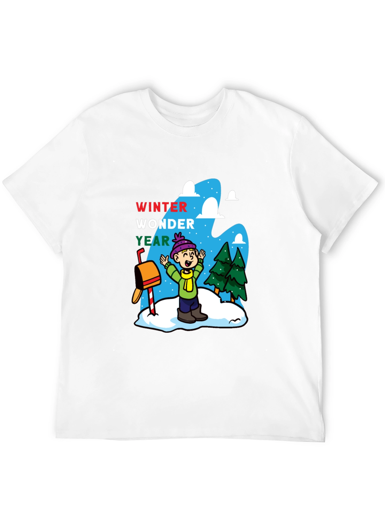 Black Winter Wonder Year T-Shirt view 12