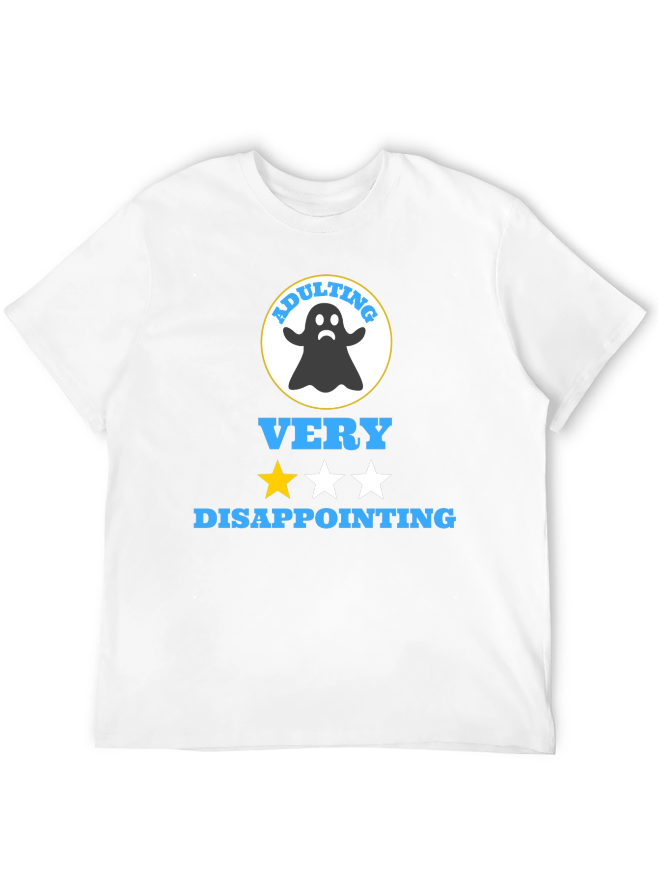 Black Adulting Disappointing Graphic T-Shirt view 12