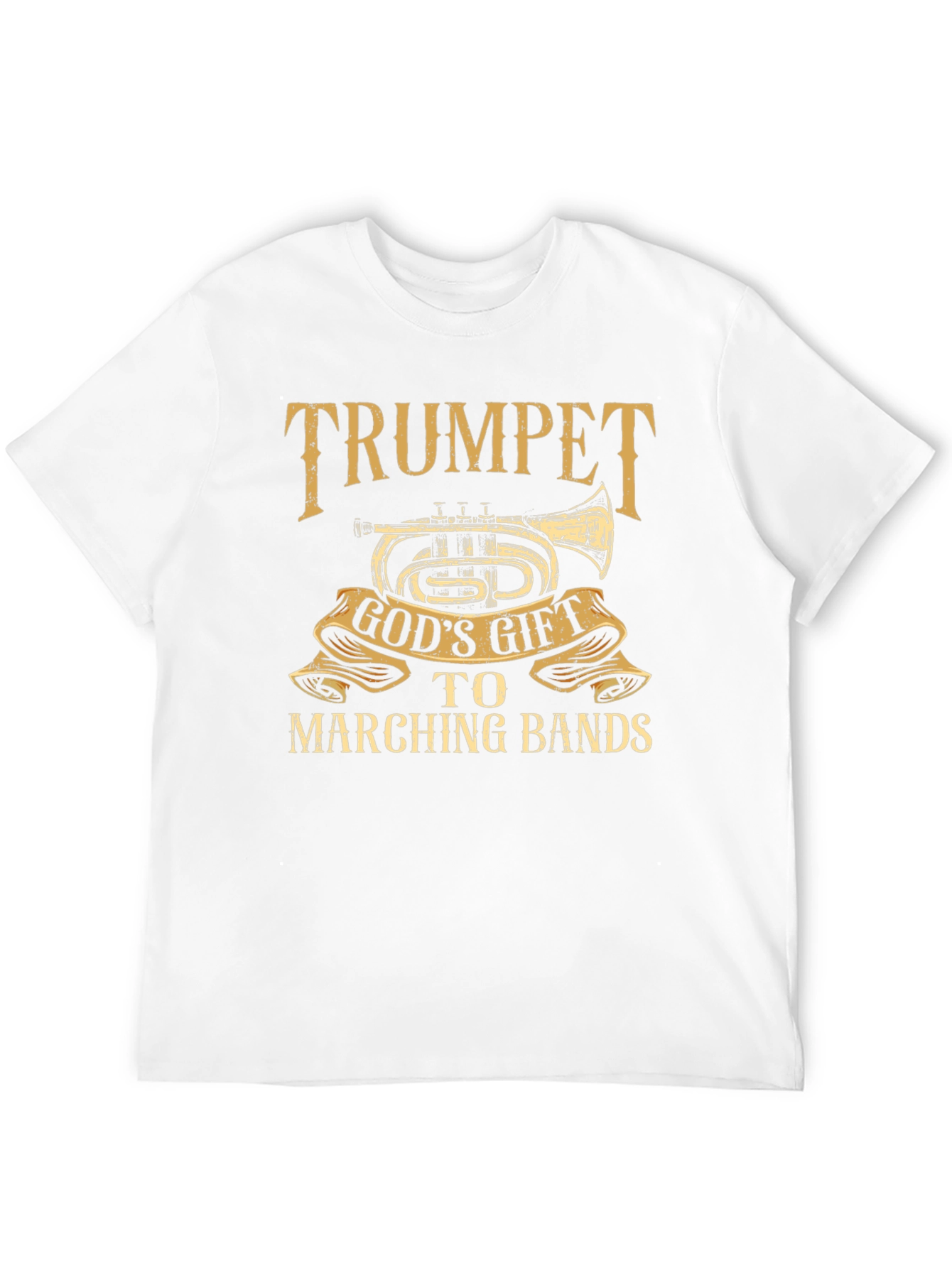 Black Trumpet God's Gift T-Shirt - Marching Band Tee view 12