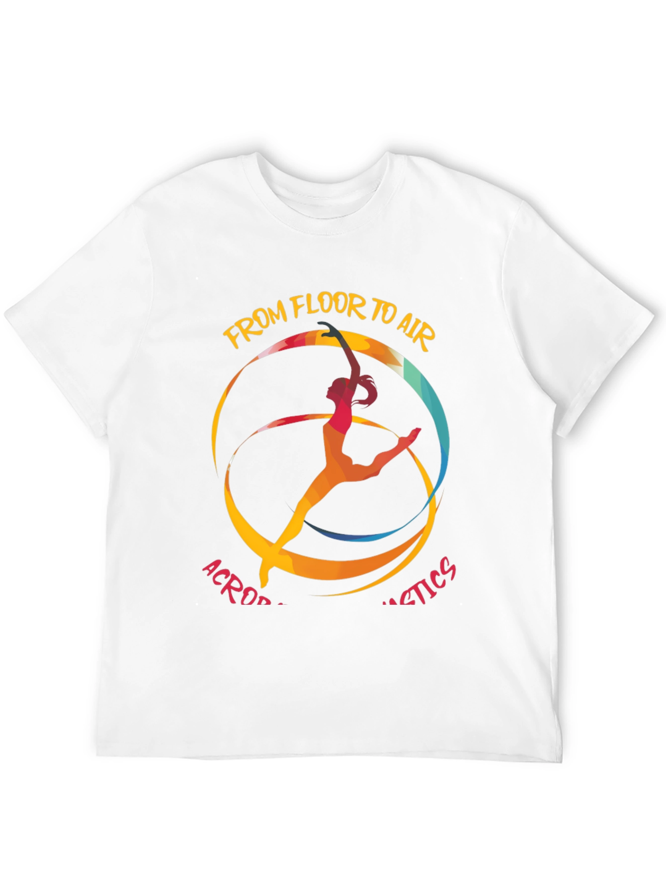 Black Acrobatics T-Shirt: From Floor to Air Graphic Tee view 12