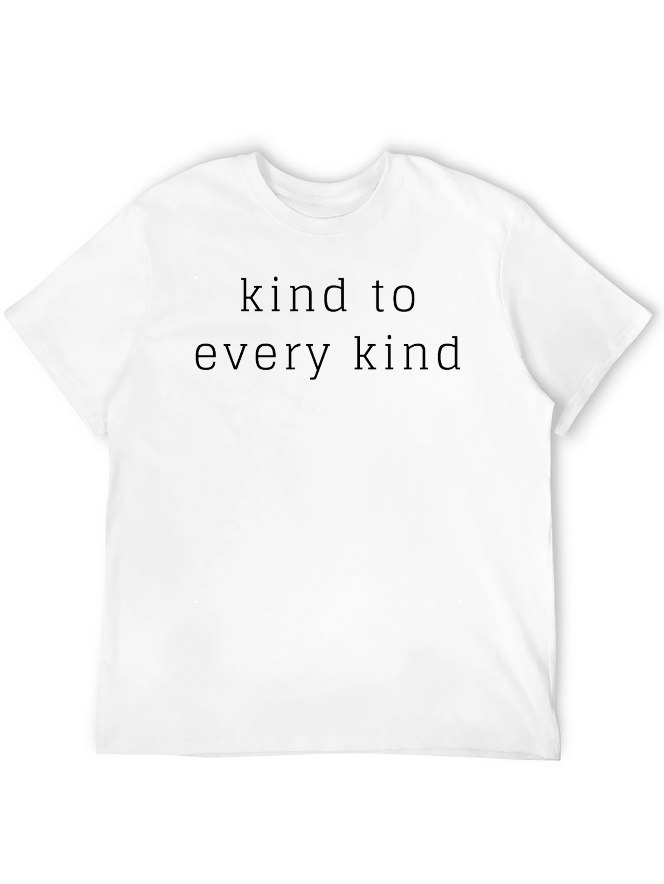 Black Kind to Every Kind Graphic Tee - Unisex Soft Cotton T-Shirt view 12