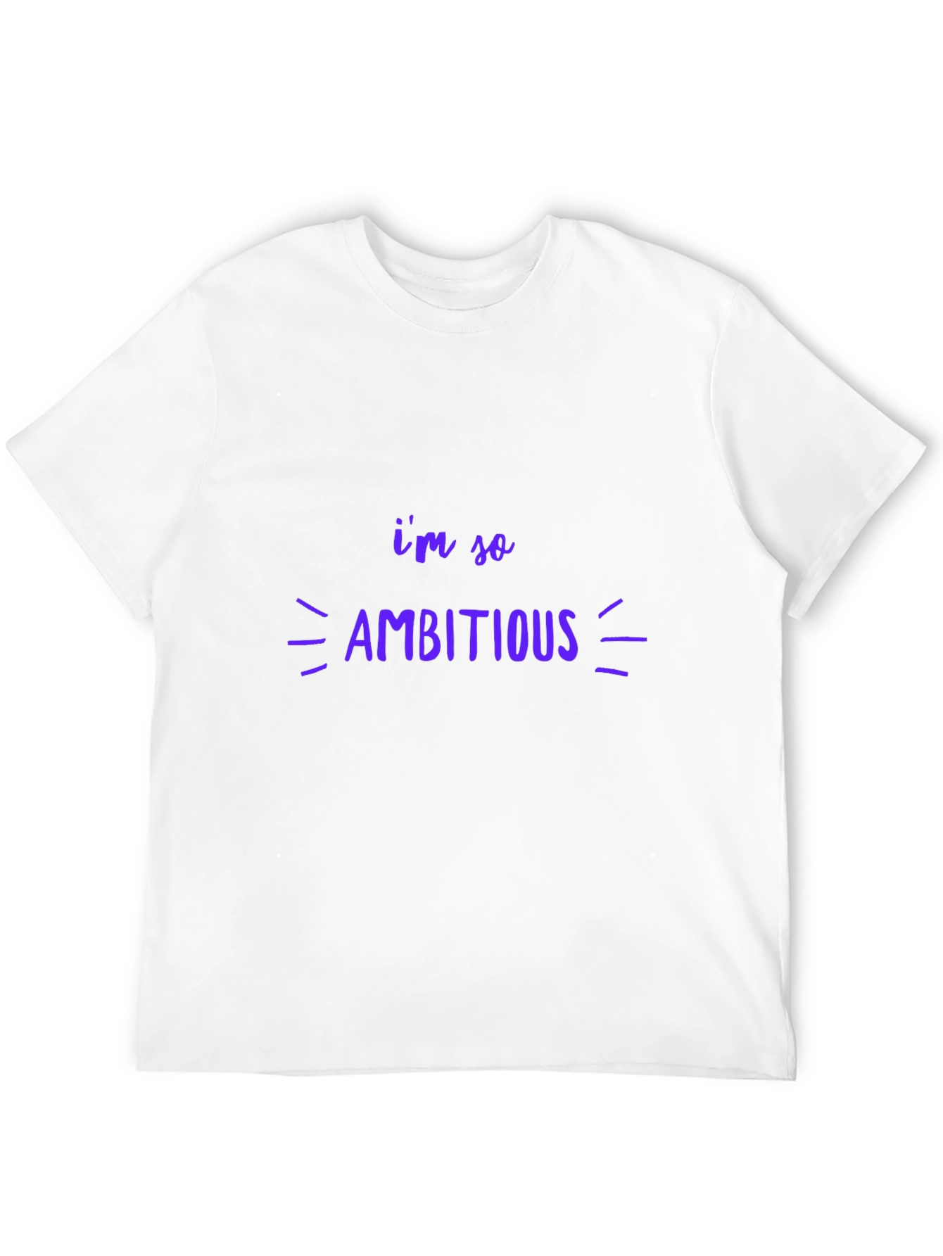 Black Ambitious Graphic Tee - Black Unisex T-Shirt view 12