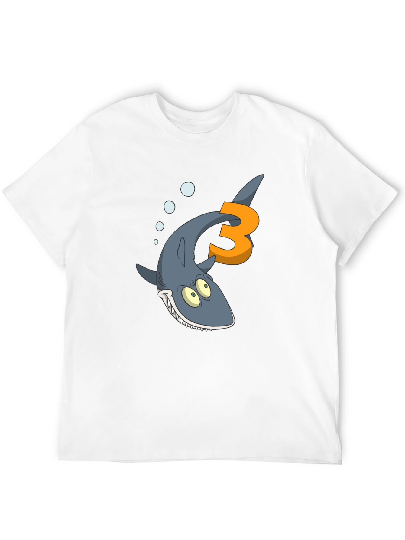Black Shark Birthday T-Shirt - 3rd Birthday Gift view 12