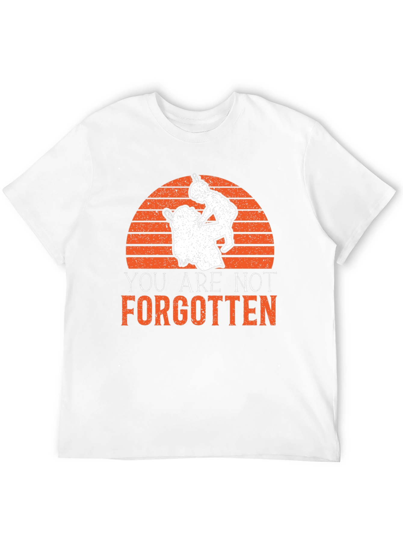 Black You Are Not Forgotten Graphic T-Shirt view 12