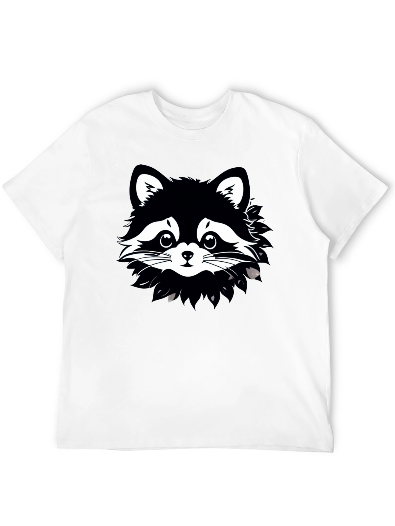 Black Raccoon Graphic Tee - Unisex Cotton T-Shirt view 12