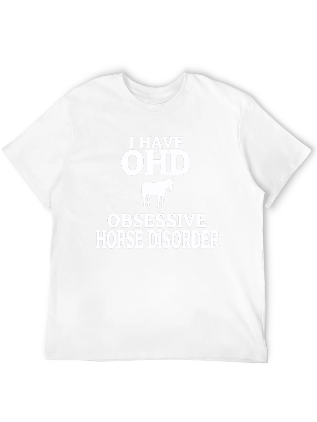 Black OHD Obsessive Horse Disorder Graphic Tee view 12