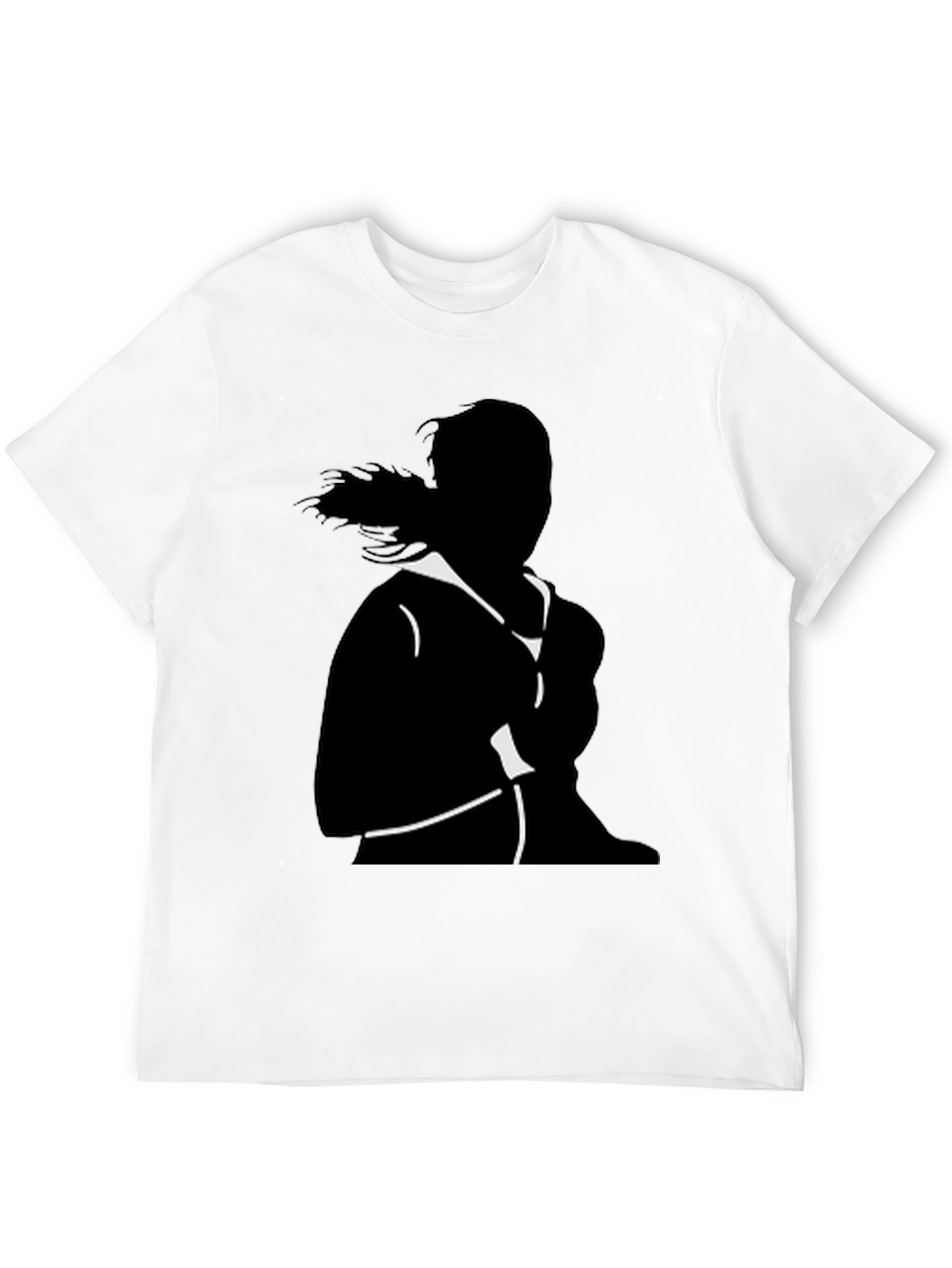 Black Silhouette Graphic Tee - Cool & Casual Style view 12