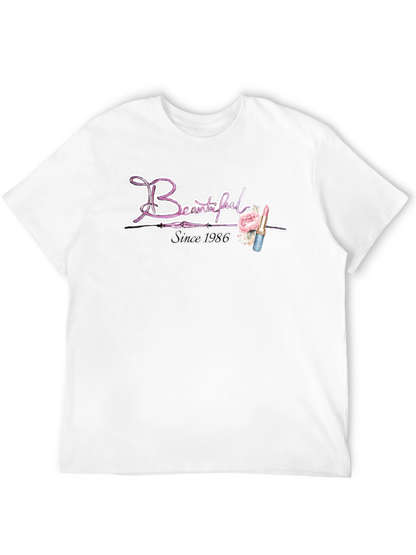 Black Beautiful Since 1986 Graphic Tee view 12
