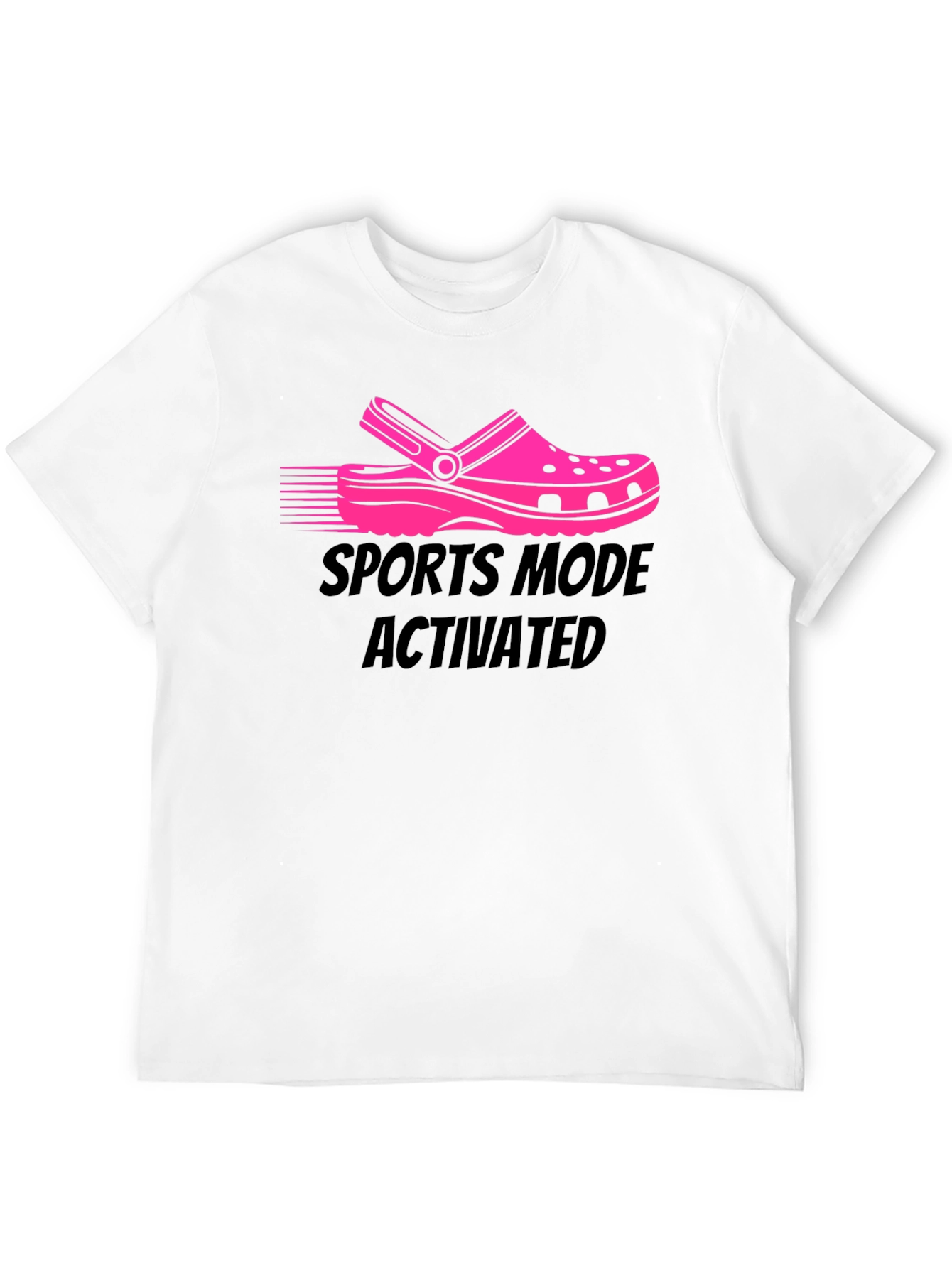Black Sports Mode Activated T-Shirt view 12
