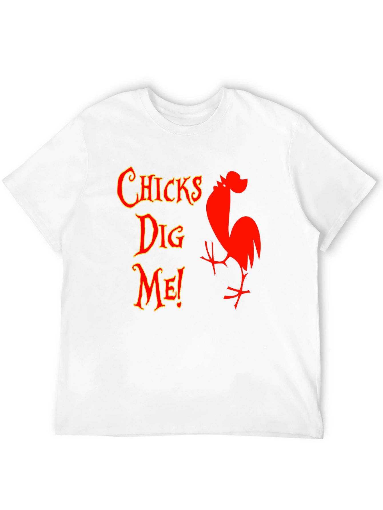 Black Funny Chicks Dig Me Graphic T-Shirt view 12
