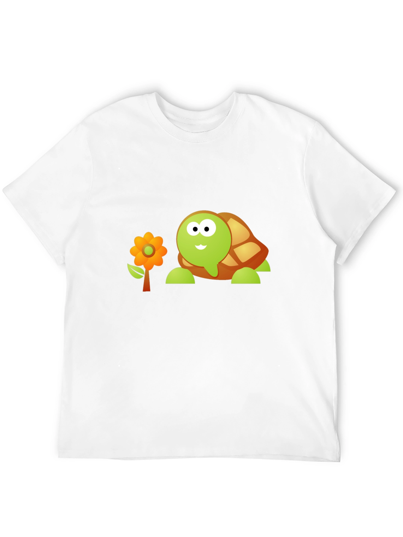 Black Cartoon Turtle Graphic Tee view 12