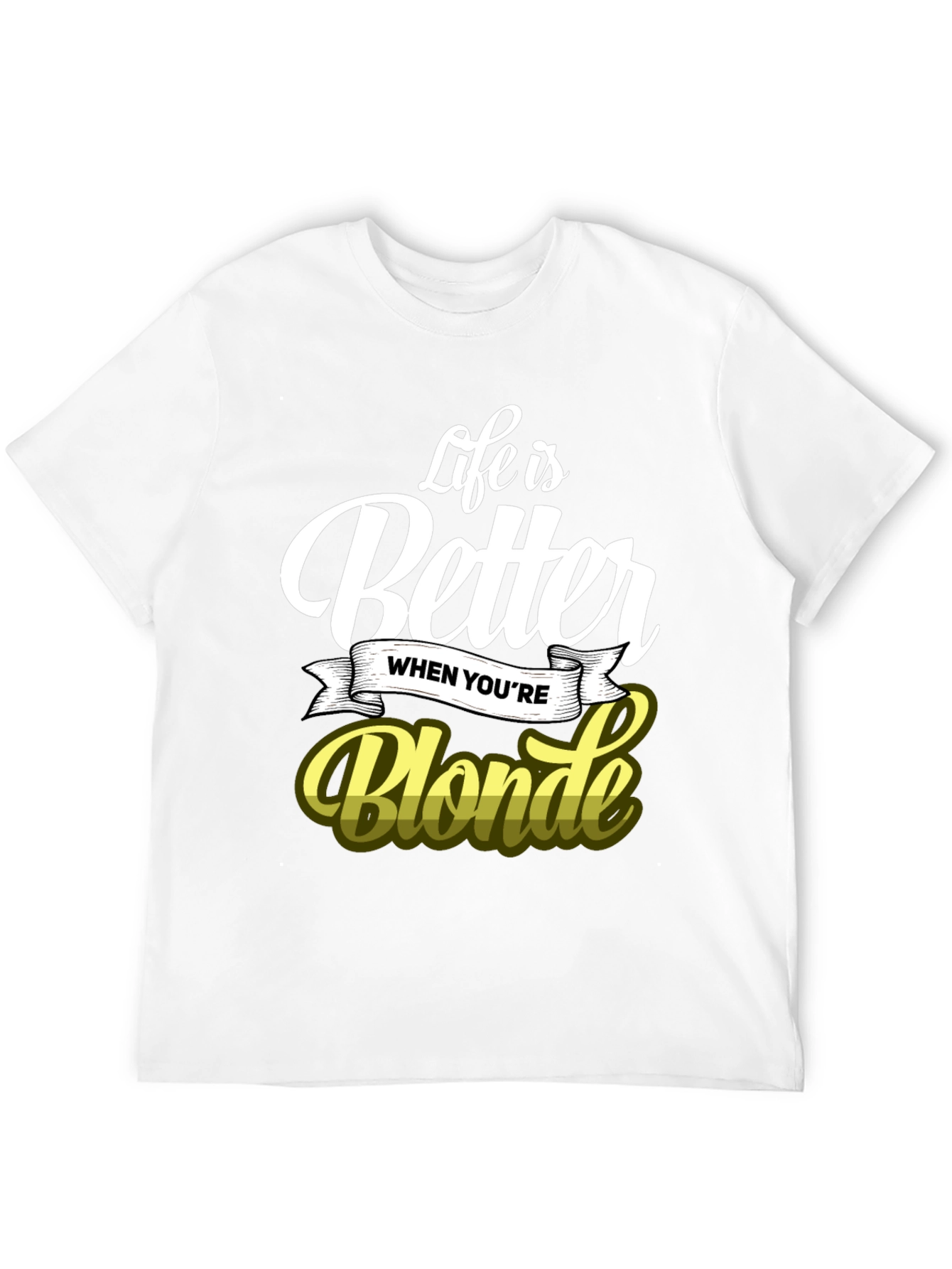 Black Life is Better When You're Blonde T-Shirt view 12
