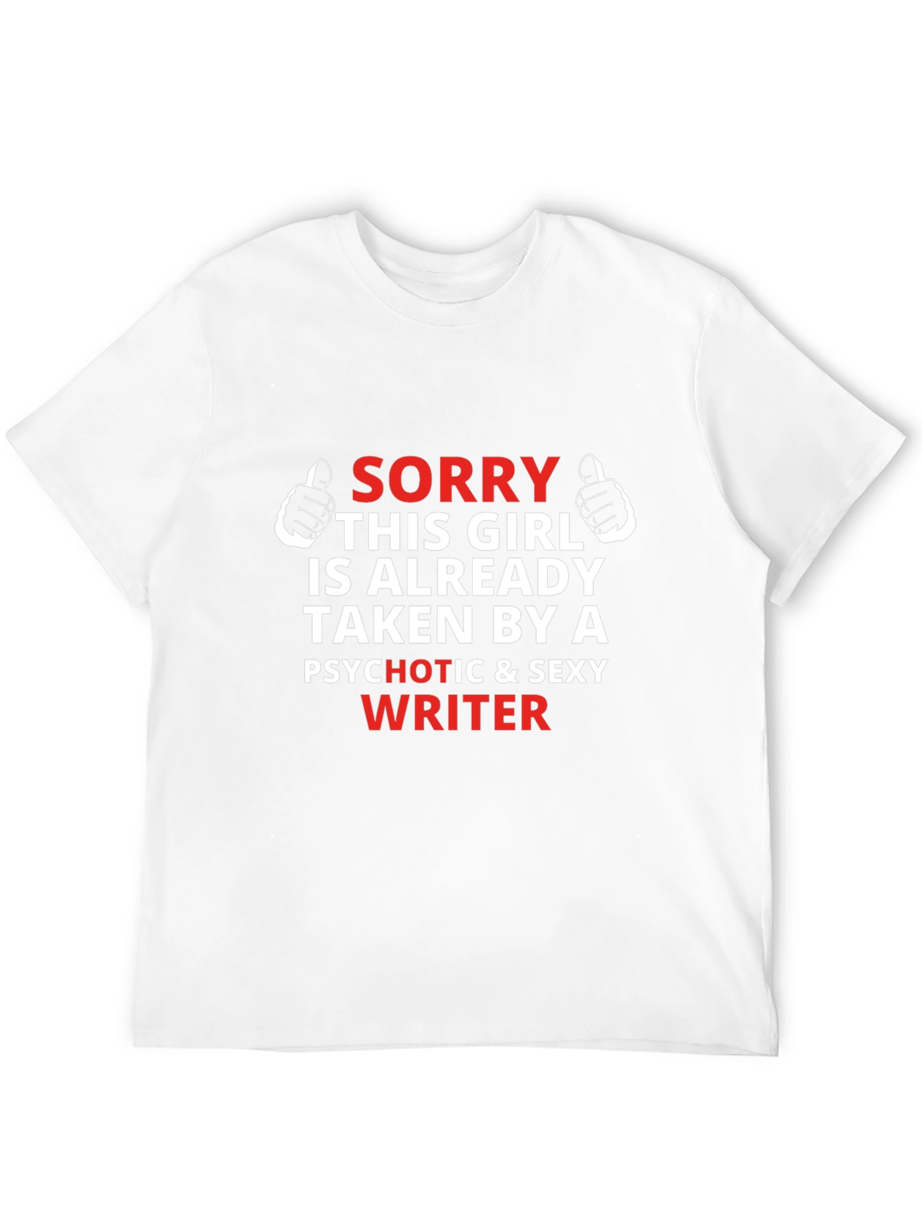 Black Funny Writer T-Shirt - Sorry This Girl Is Taken view 12