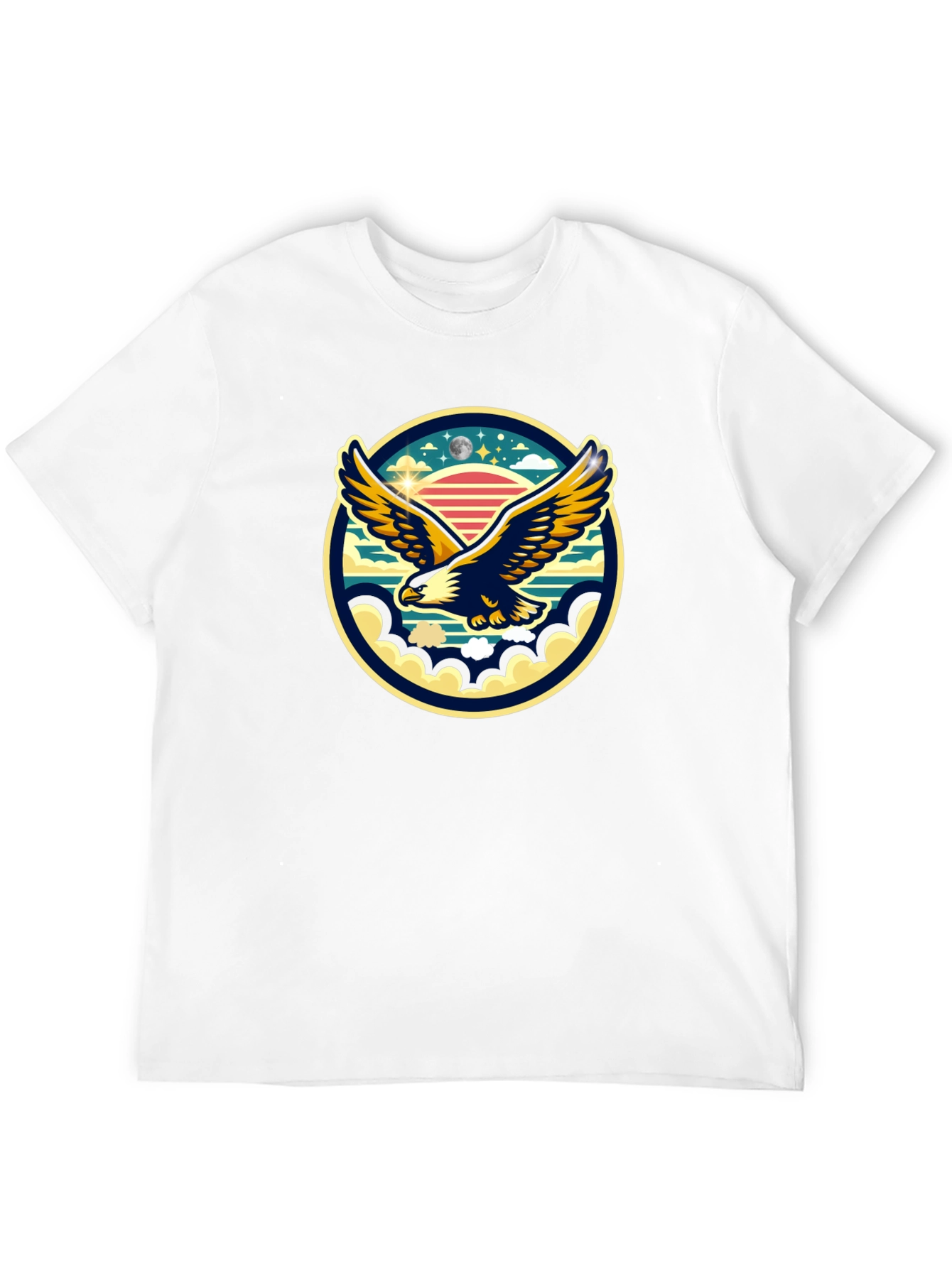 Black Eagle Graphic Tee - Retro Style view 12