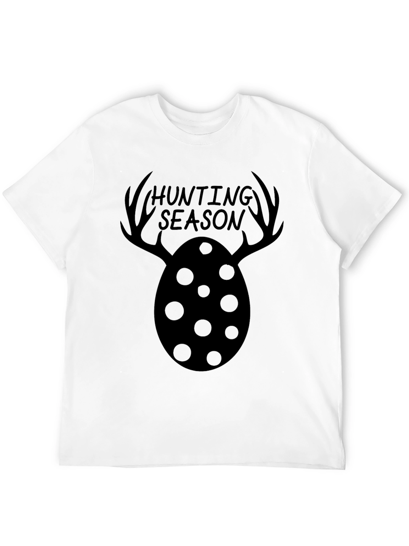Black Hunting Season Easter Egg Graphic Tee view 12
