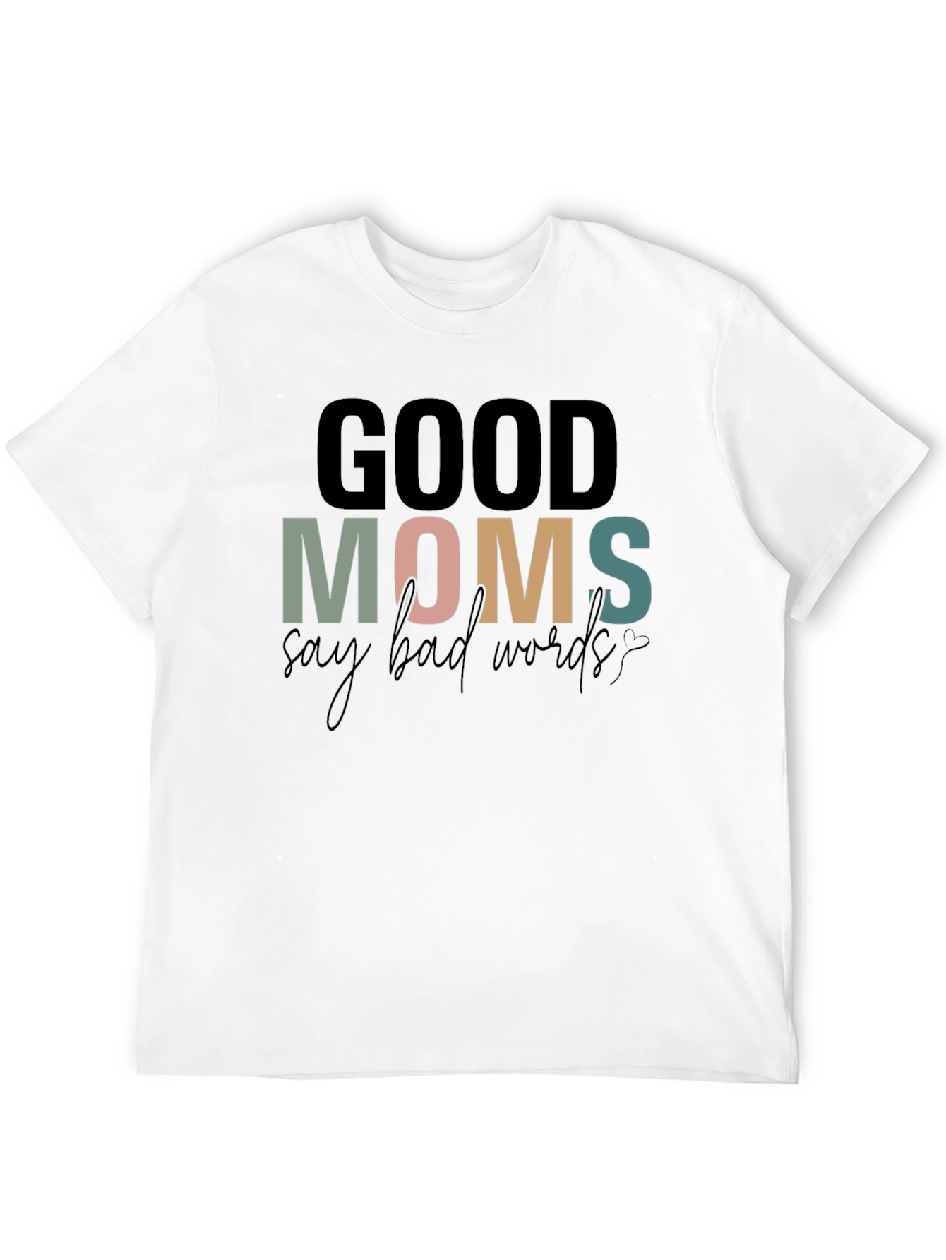 Black Good Moms T-Shirt view 12