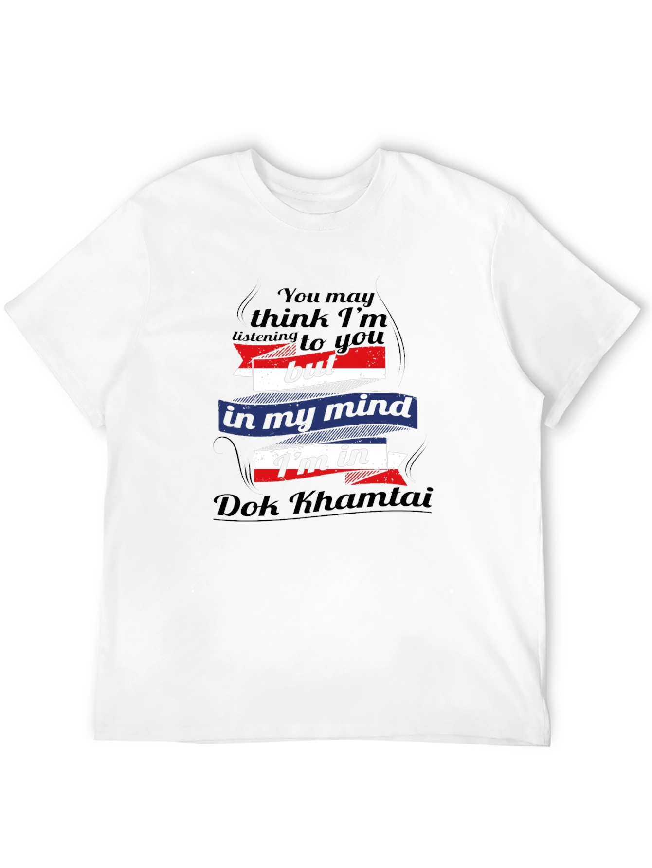 Black Dok Khamtai Mind T-Shirt - Funny Travel Tee view 12