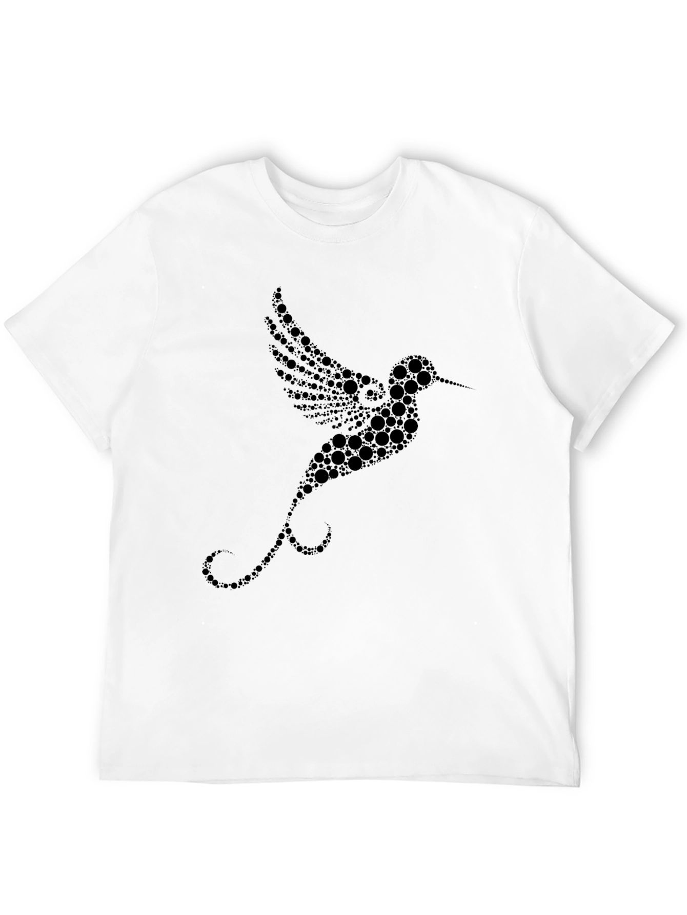 Black Hummingbird Graphic Black T-Shirt view 12