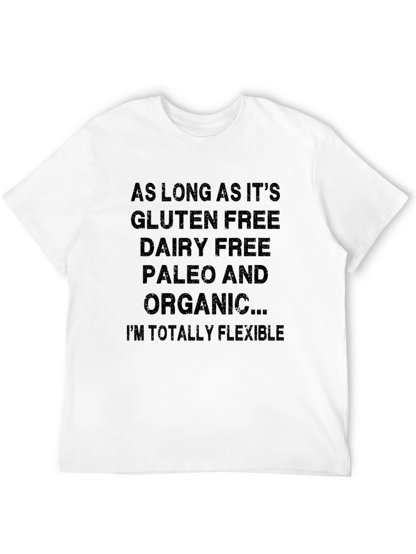 Black Gluten Free Paleo Organic T-Shirt - Unisex view 12