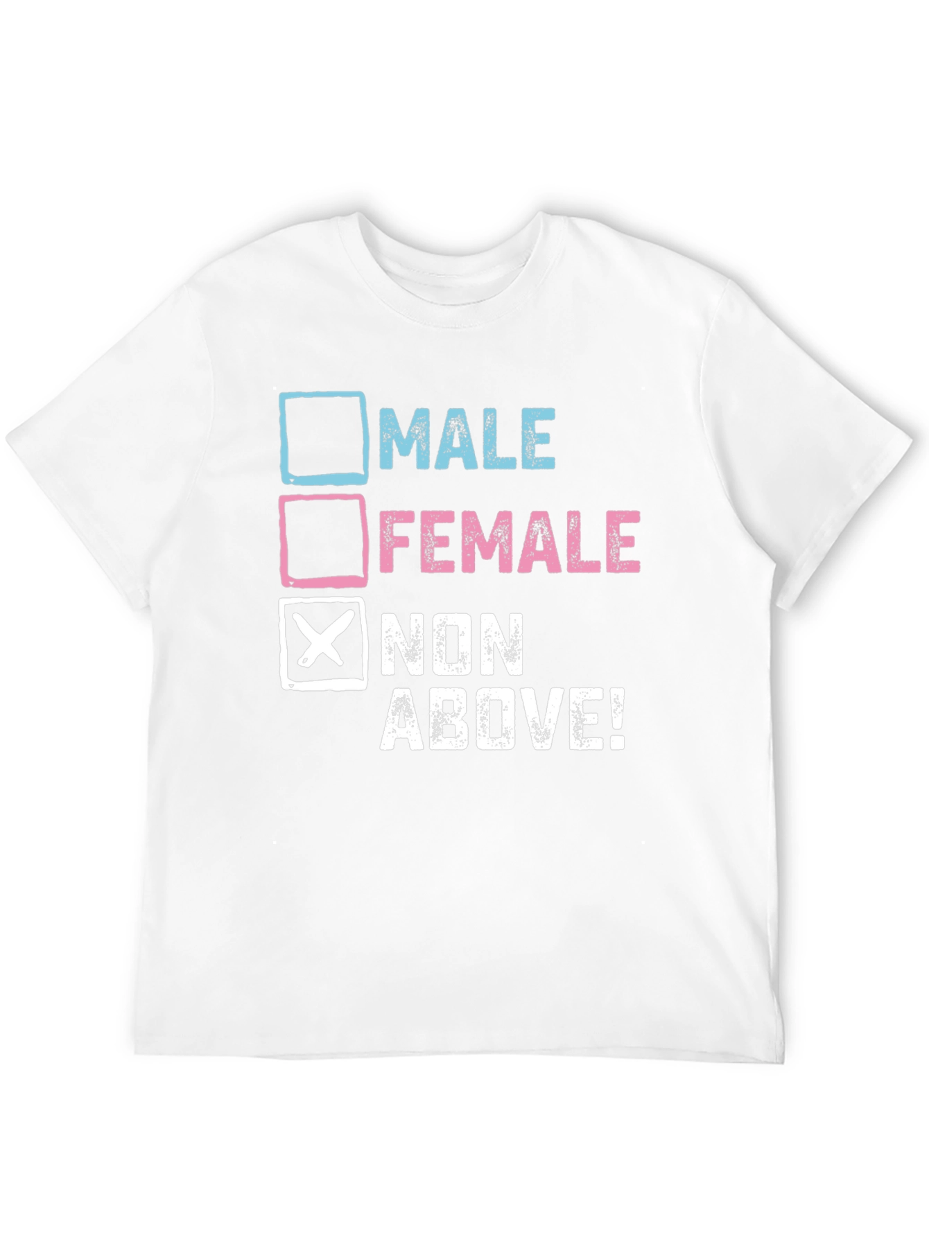 Black Non-Binary Choice T-Shirt view 12