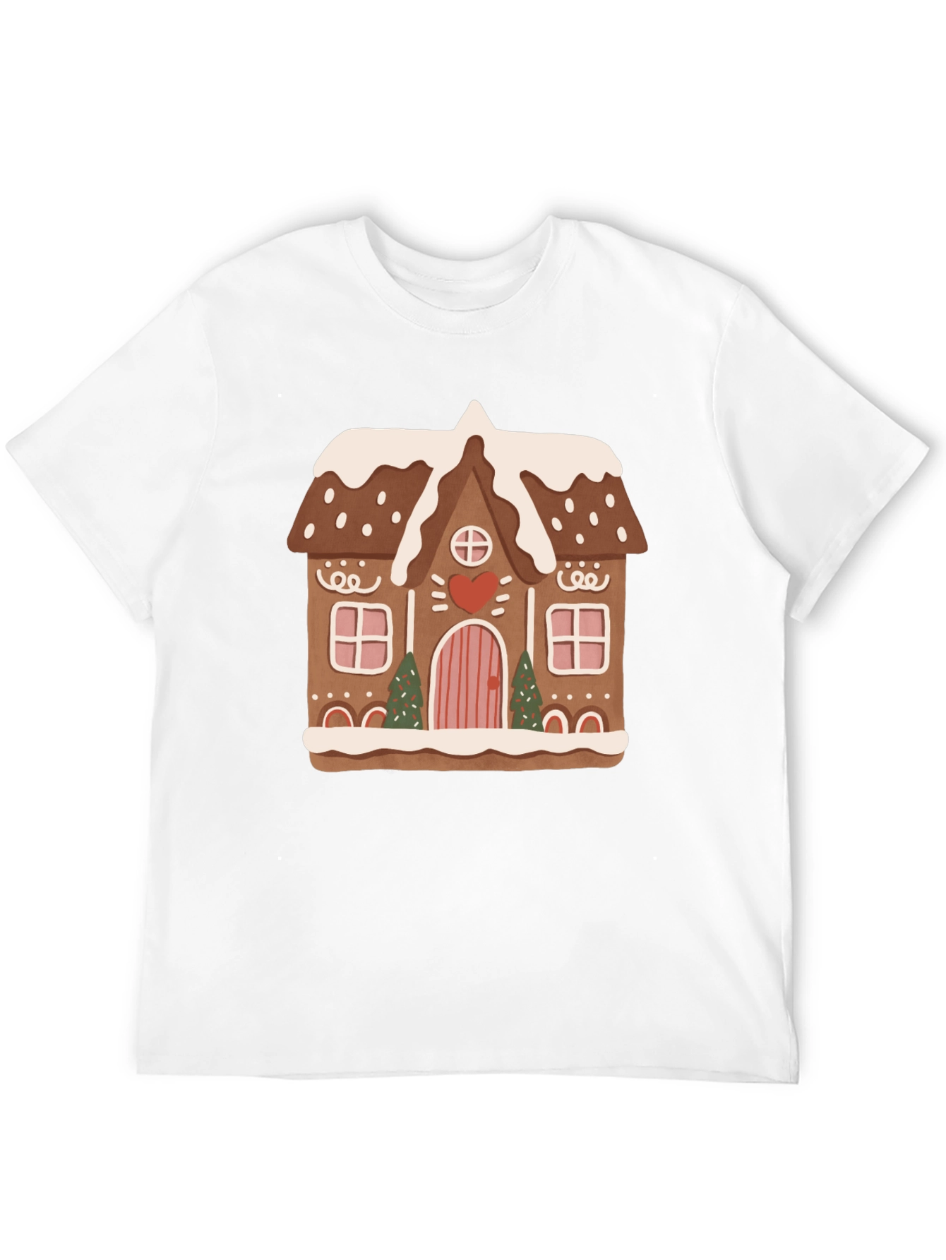 Black Gingerbread House Graphic Tee view 12