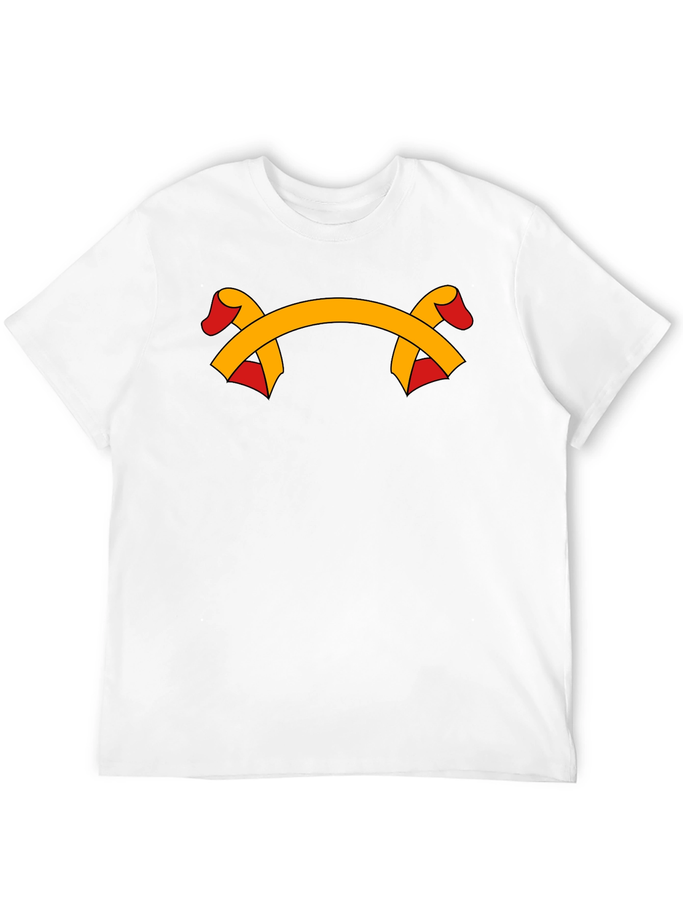 Black Ribbon Graphic Black T-Shirt view 12