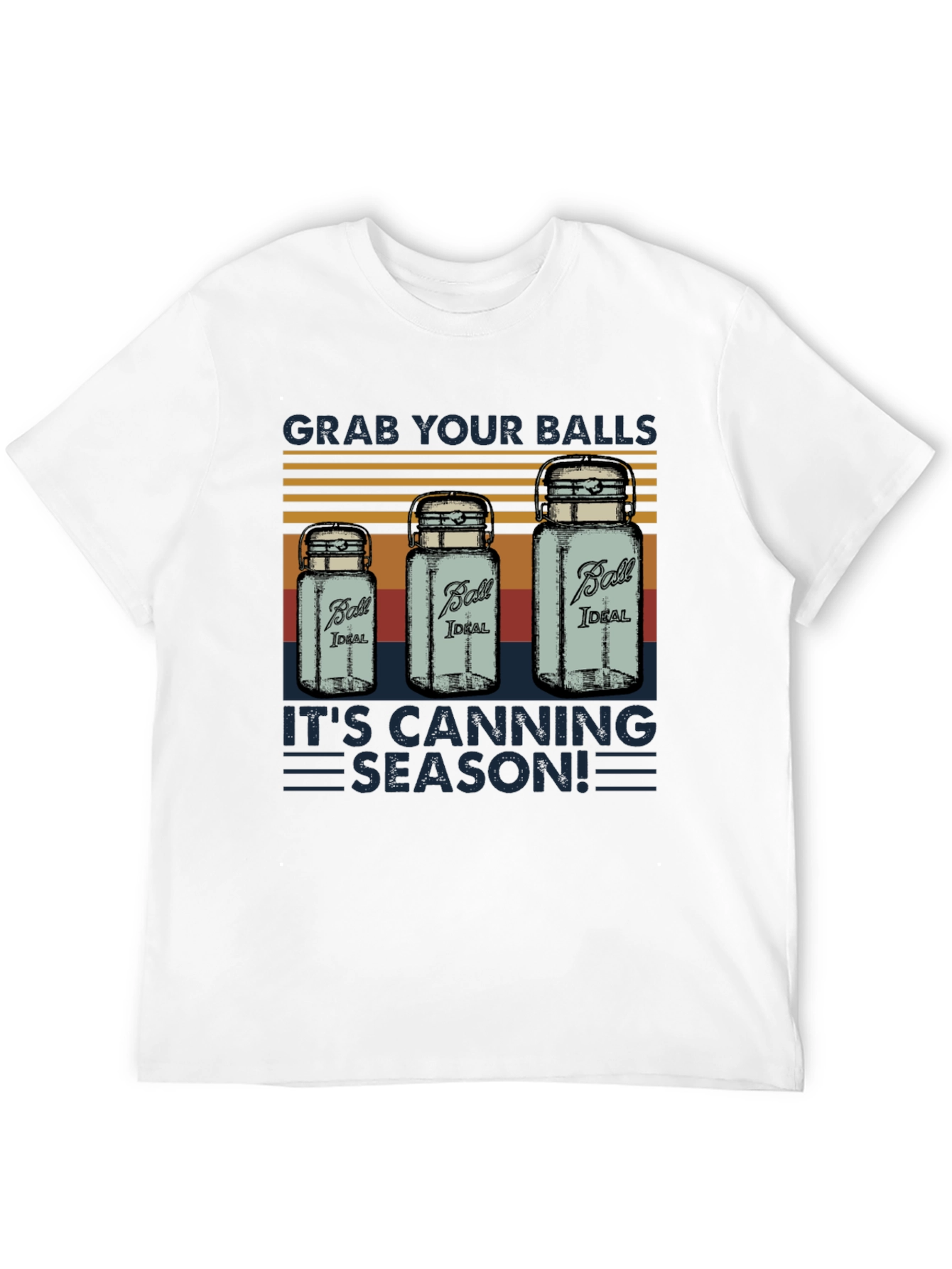 Black Grab Your Balls Canning Season T-Shirt view 12