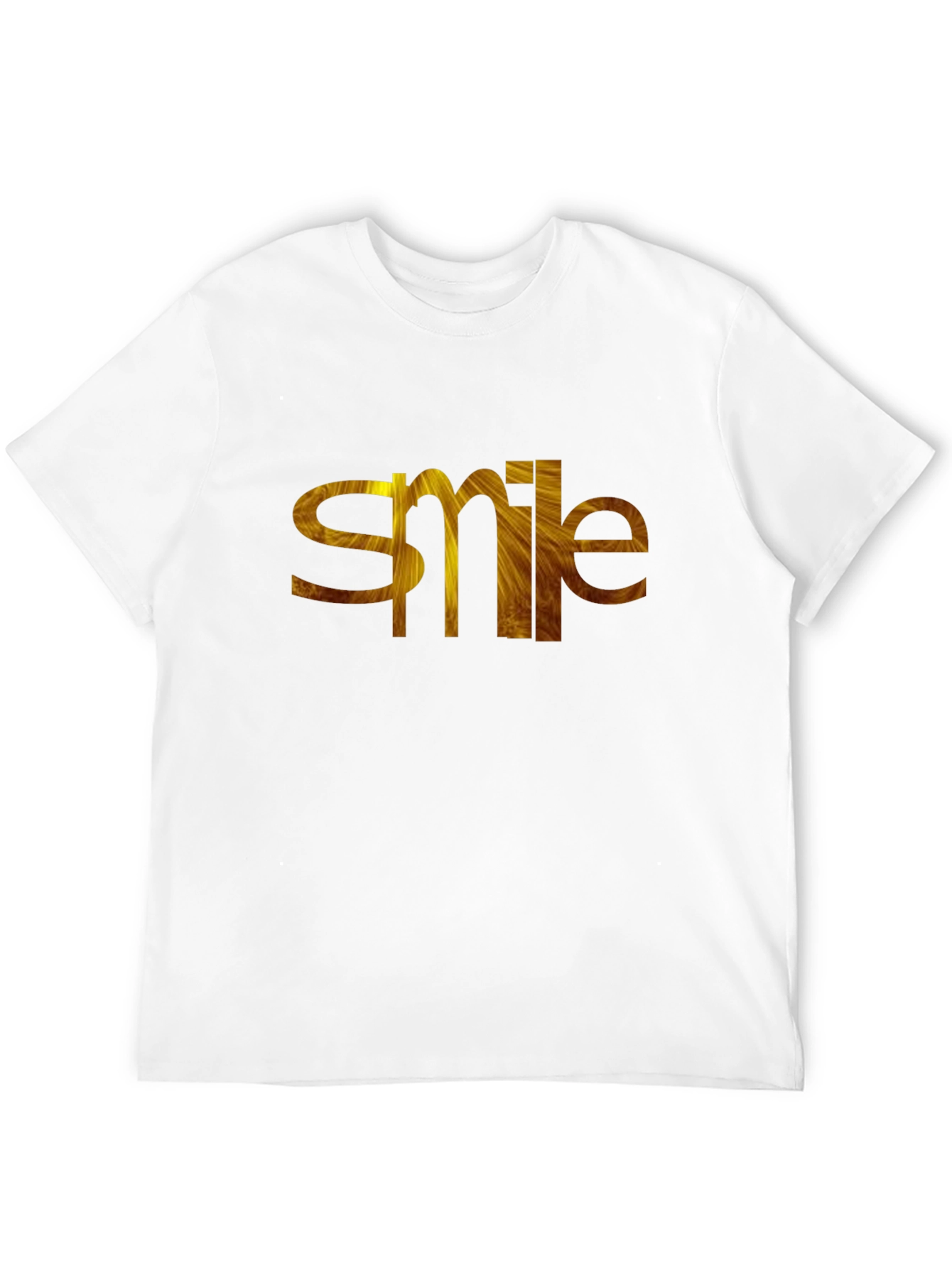 Black Smile Graphic Tee - Black Cotton T-Shirt view 12