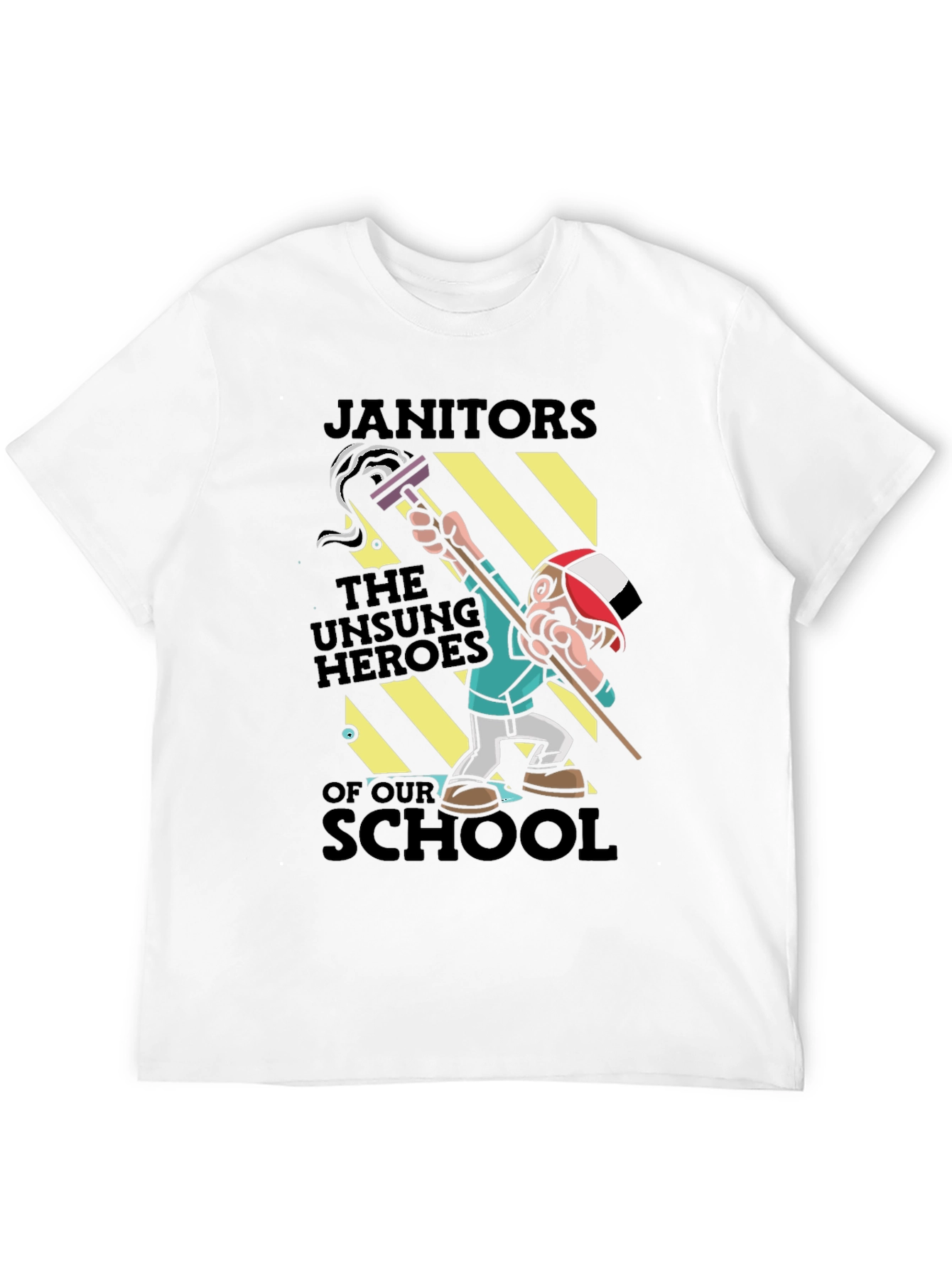 Black Janitors: The Unsung Heroes T-Shirt view 12