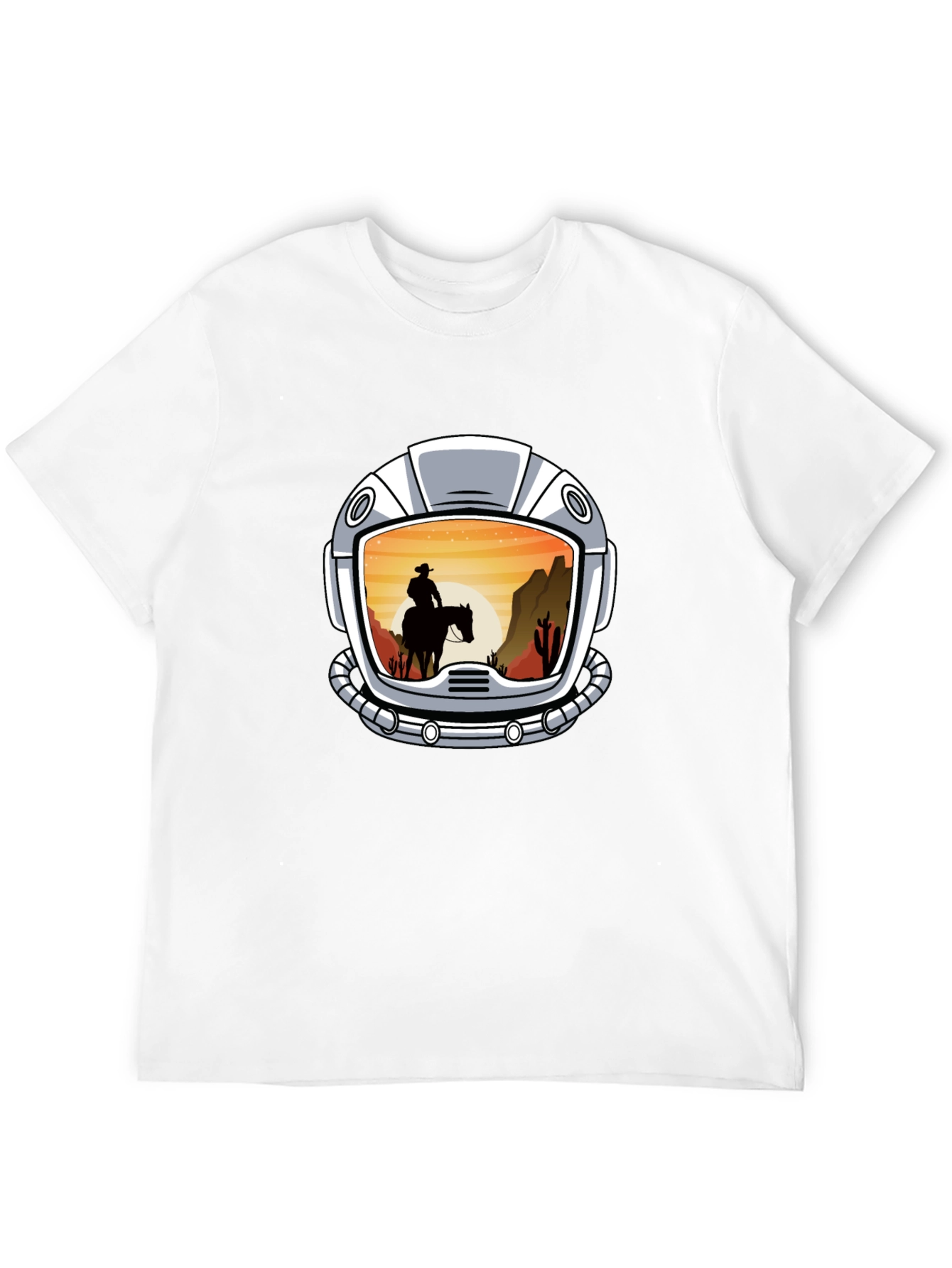 Cowboy Astronaut T-Shirt: Space Western Tee - 12